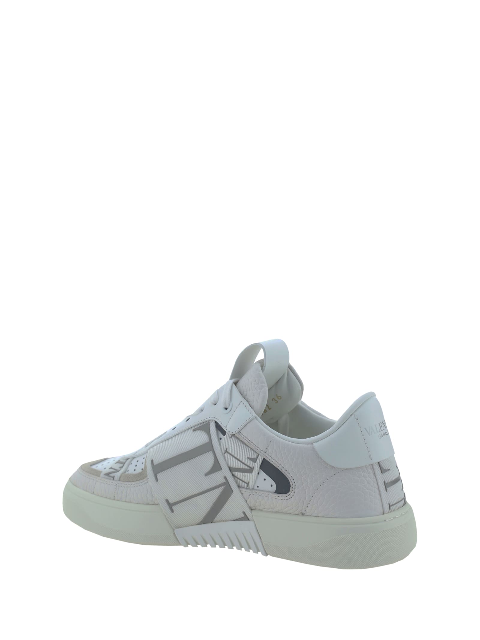 Shop Valentino Garavani Vl7n Sneakers In Bianco/bia-pastel Grey/bia/ghiaccio/bian