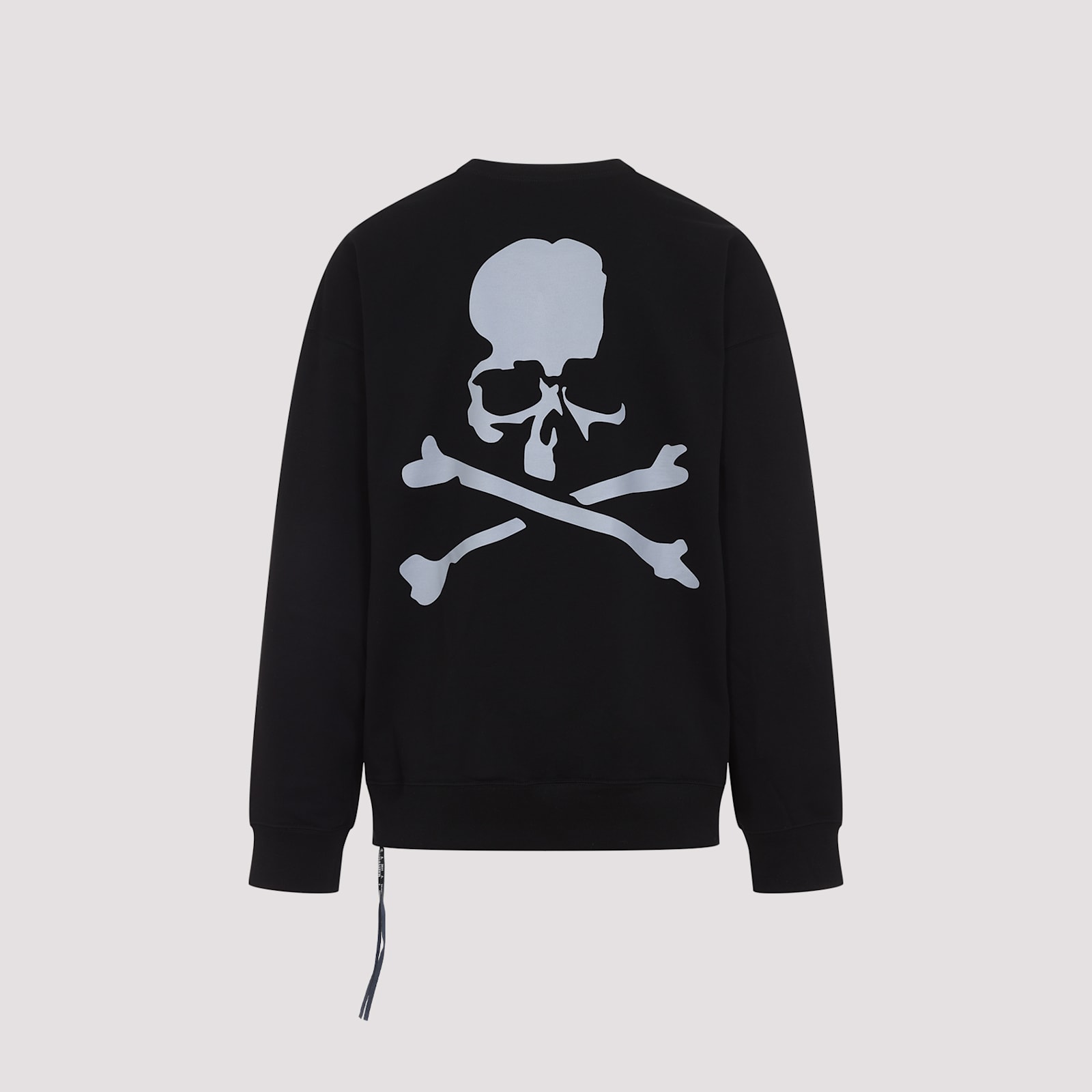 Mastermind Japan Long-sleeve Black T-shirt With Graphic Skull Design In Black