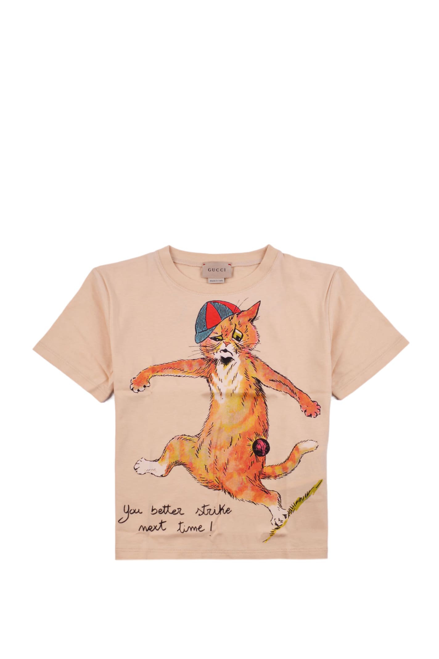 GUCCI COTTON T-SHIRT WITH PRINT