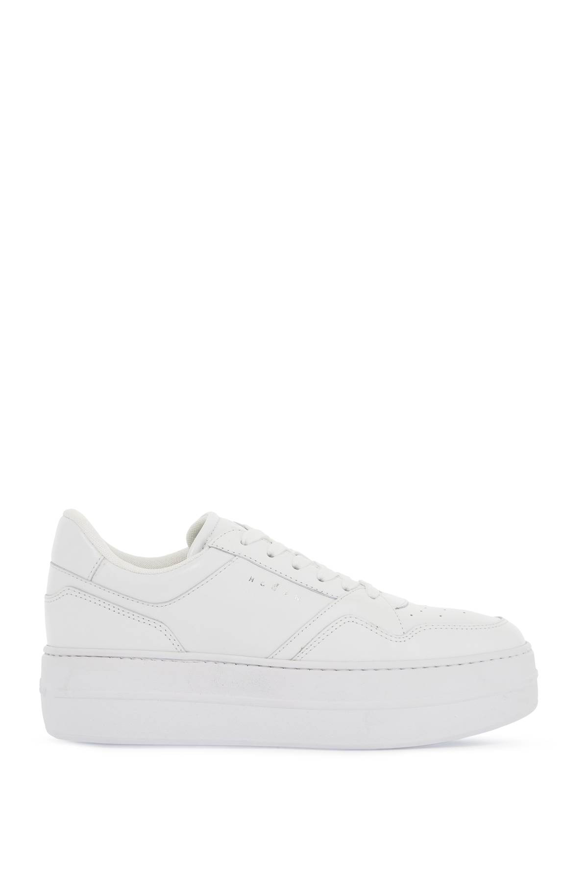 Shop Hogan Platform Skyscraper Sneakers With In Bianco