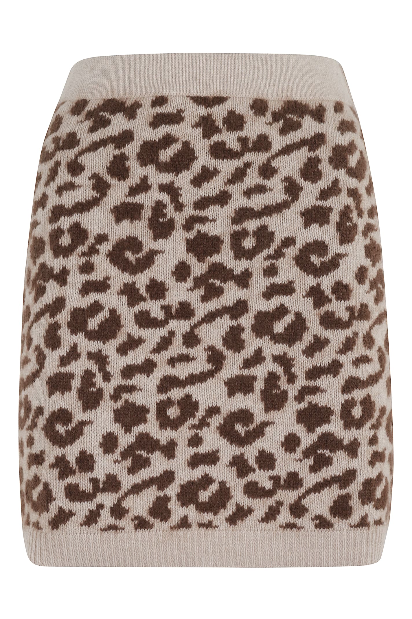 Minigonna In Maglia Maculata
