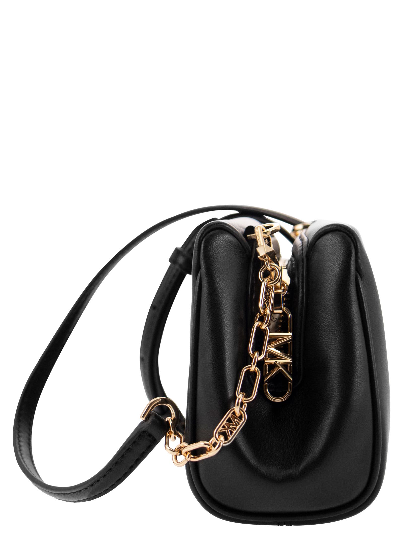 Shop Michael Kors Belle - Shoulder Bag In Black