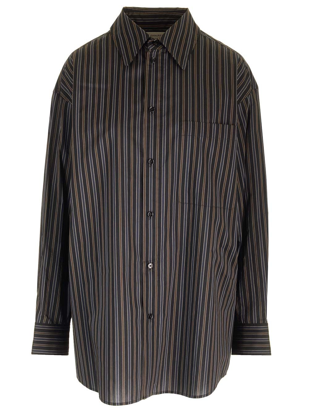 LEMAIRE STRIPED LONG SHIRT