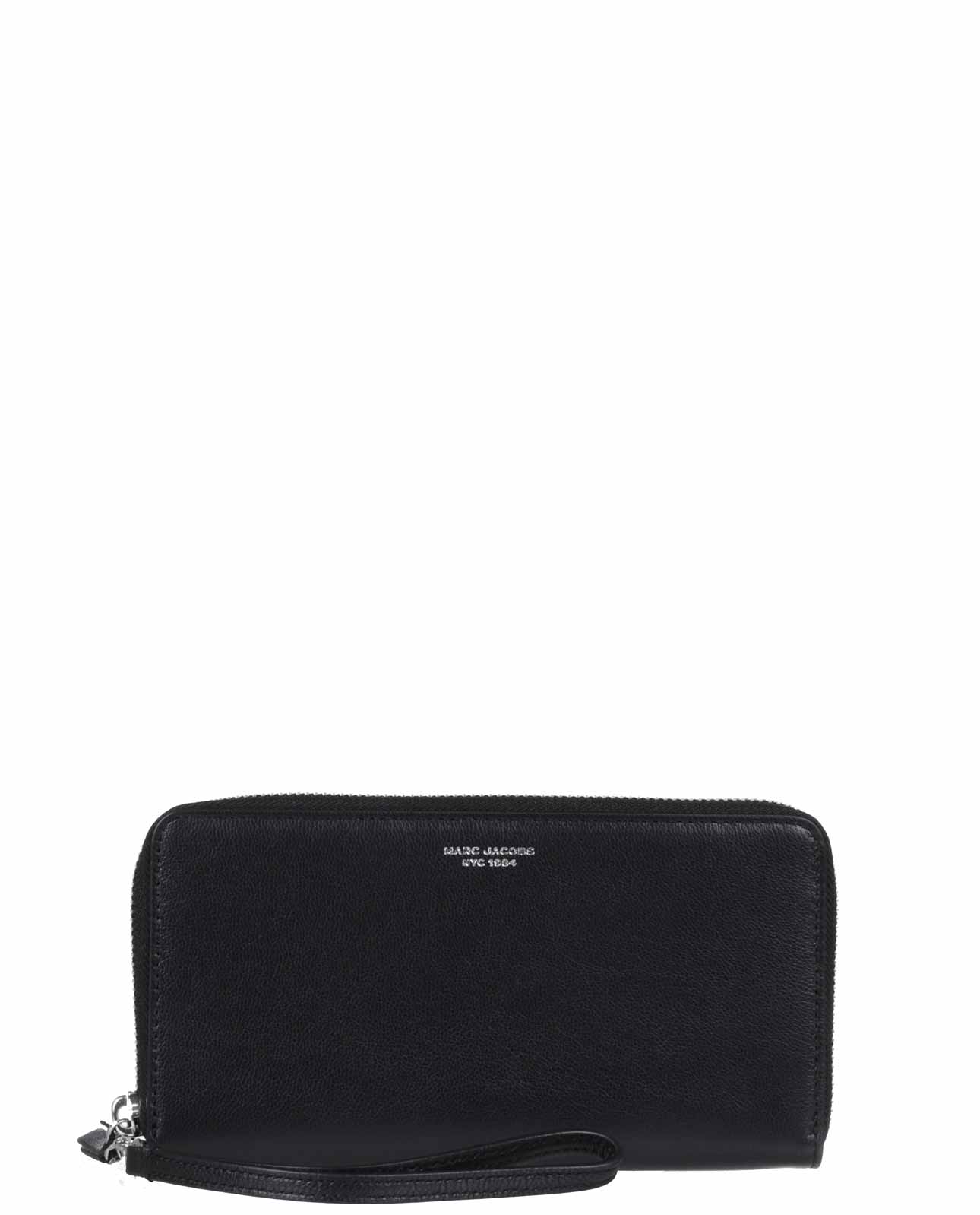 Marc Jacobs Black Continental Wristlet Wallet