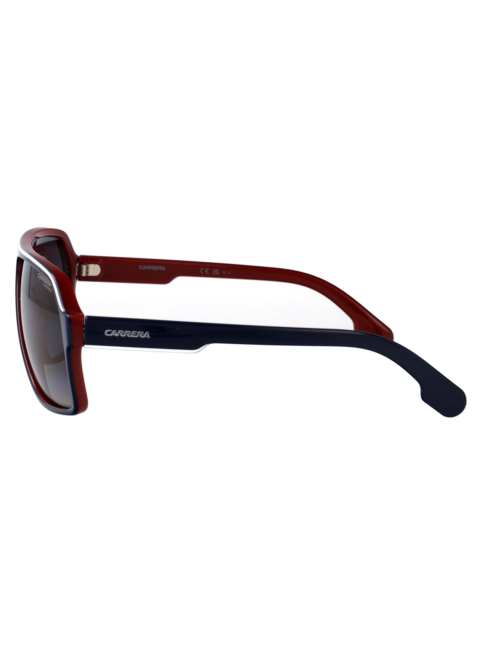 Carrera Blu Rosso Acetate Sunglasses In Black