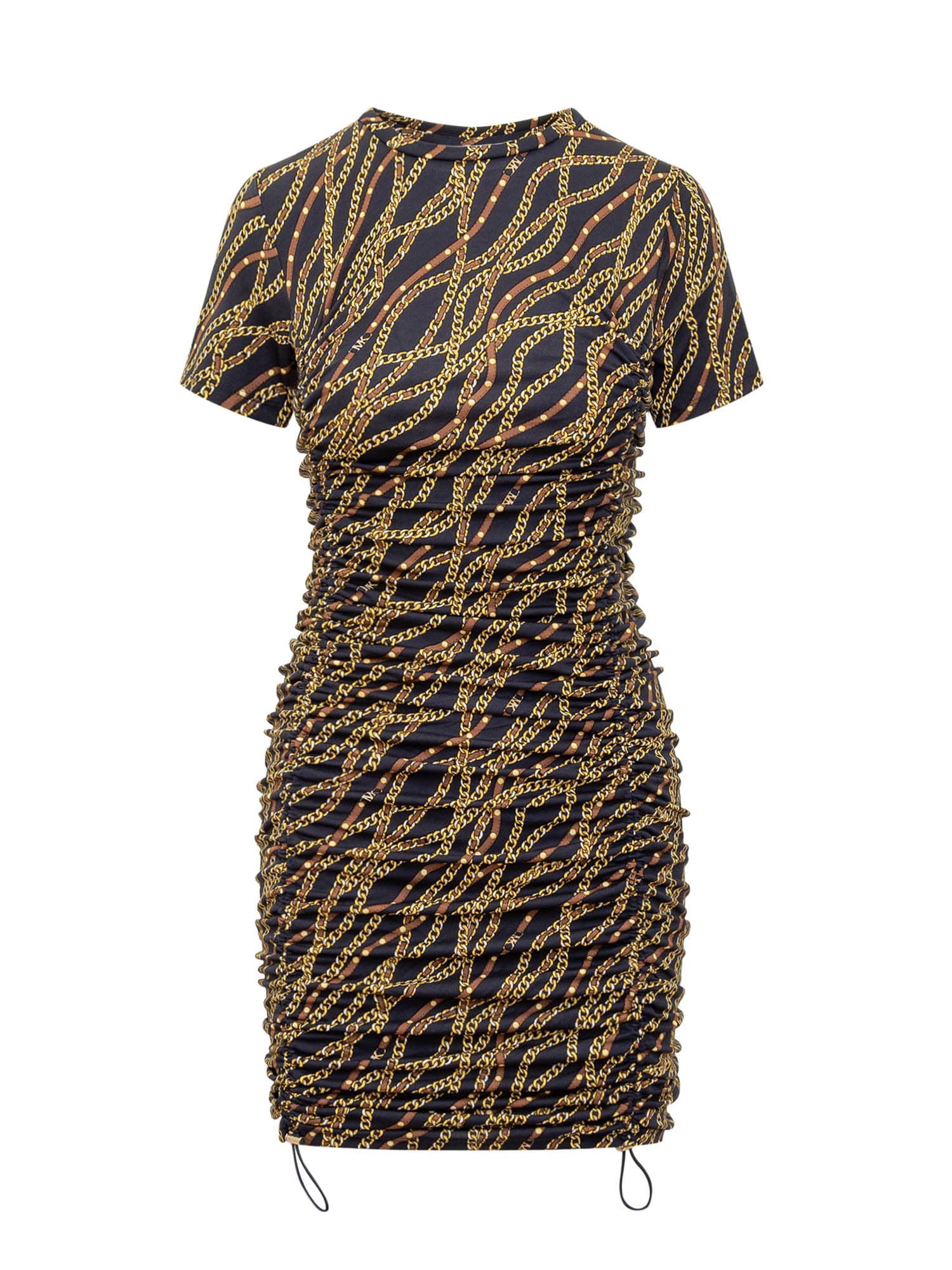 Mini Dress With All-over Chain Print