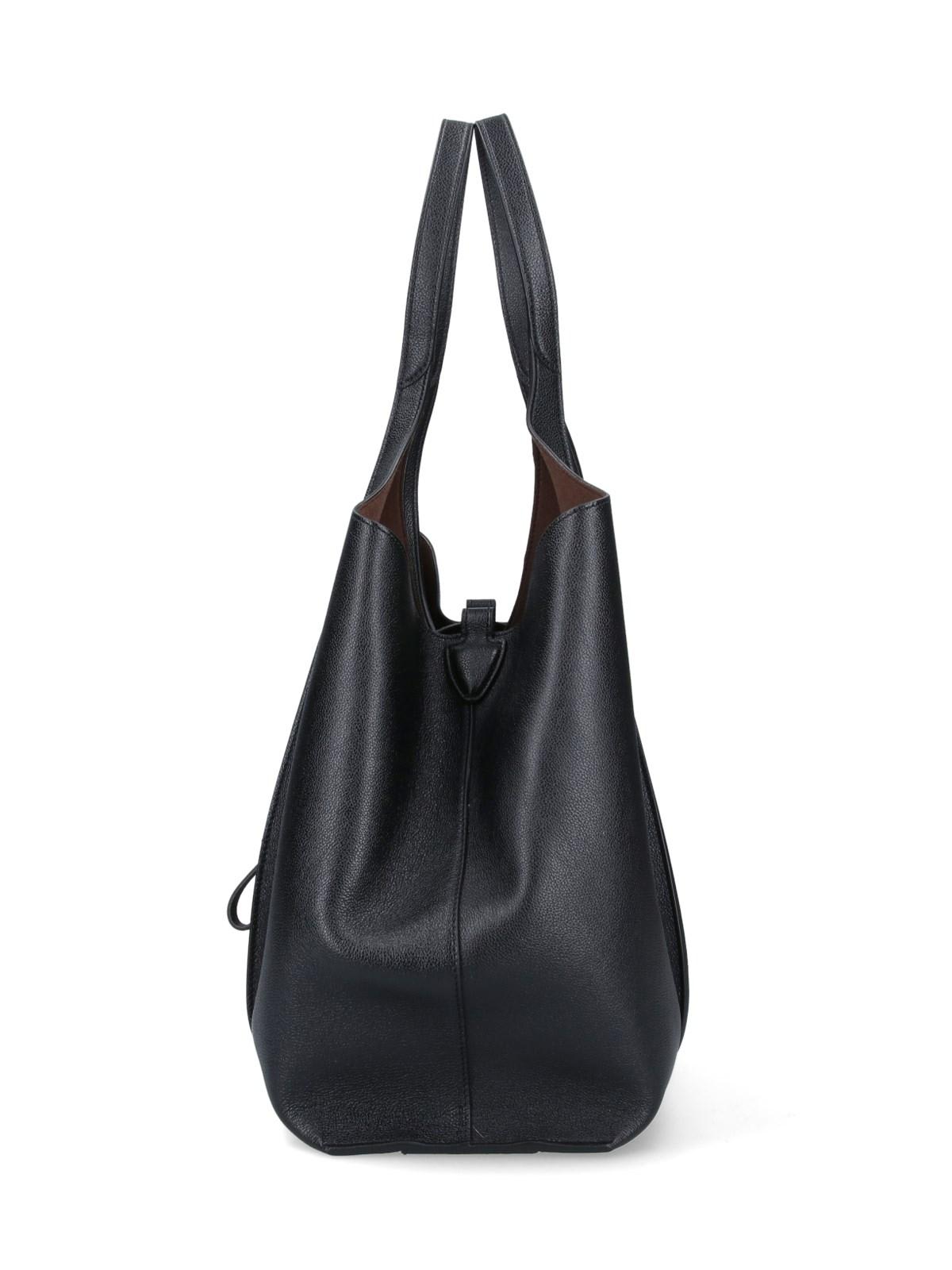 Shop Tod's T-timeless Tote Bag In Black