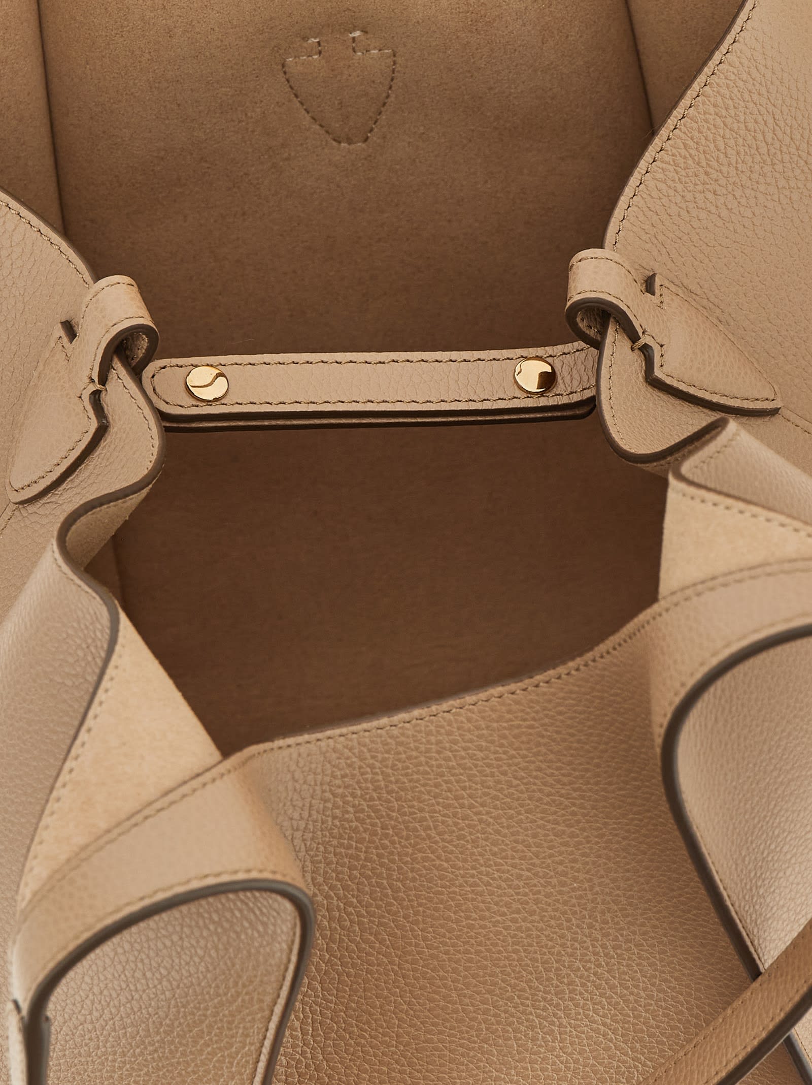 Tod's T Timeless Shopping Bag In Sand