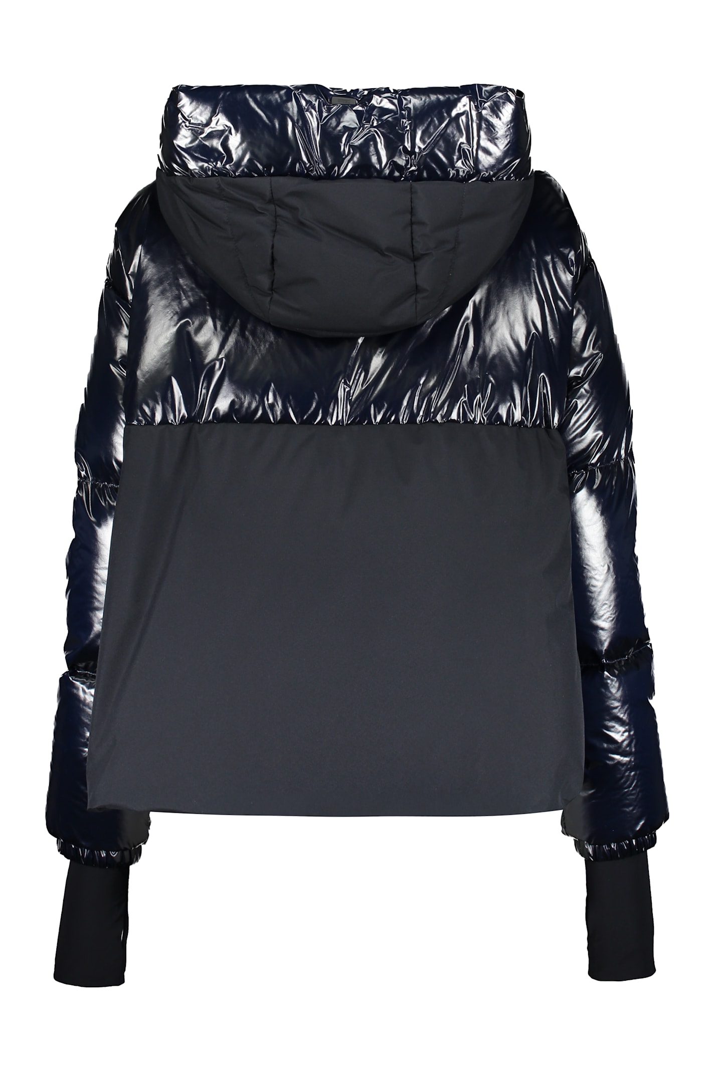 Herno Down Jacket With Hood In Black