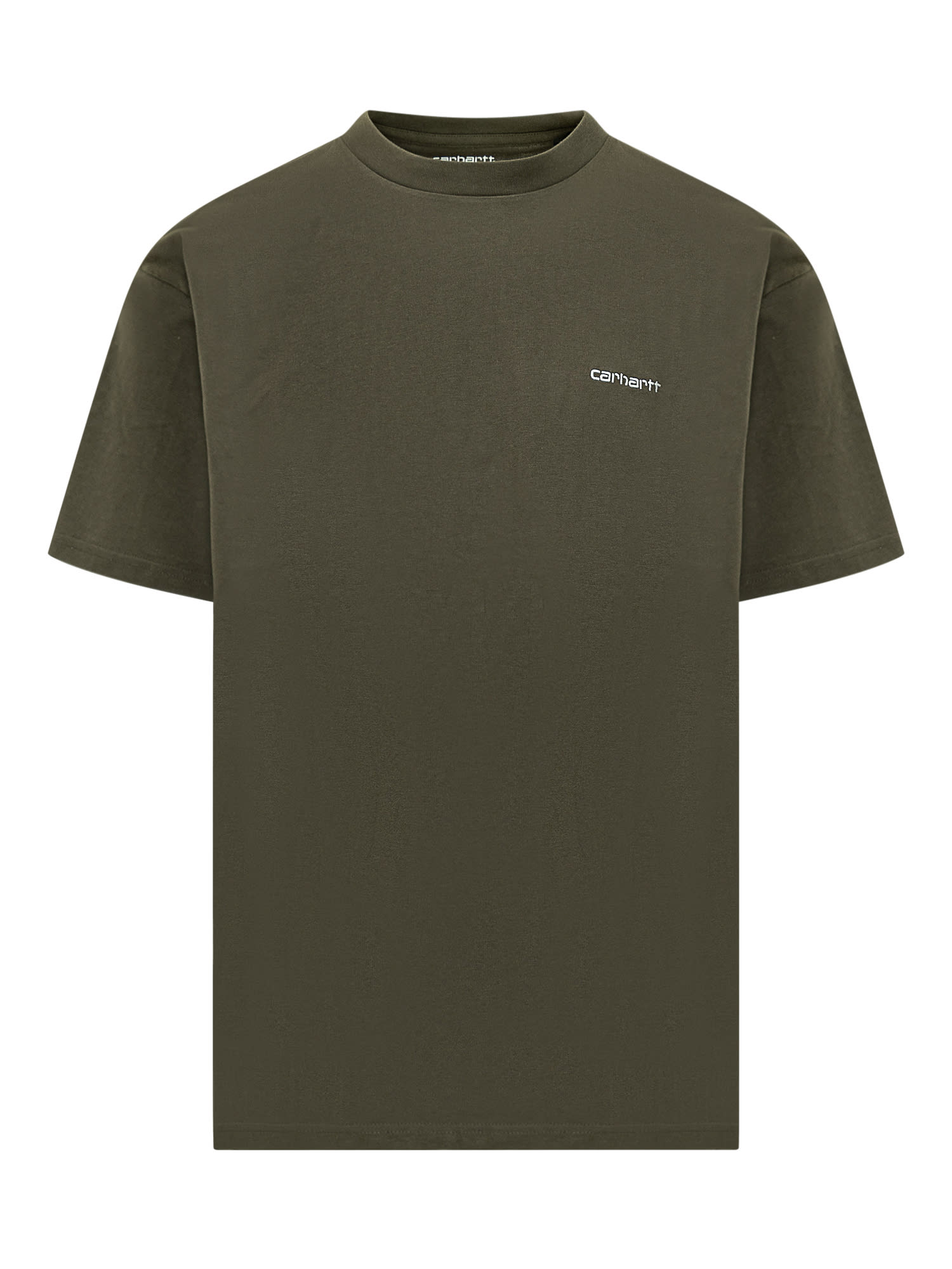 Carhartt Script Embroidery T-shirt In White