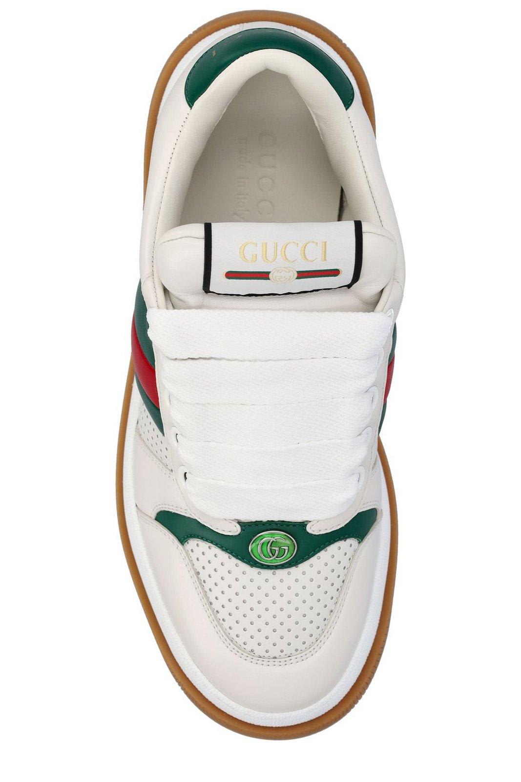 Shop Gucci Screener Interlocking G Sneakers