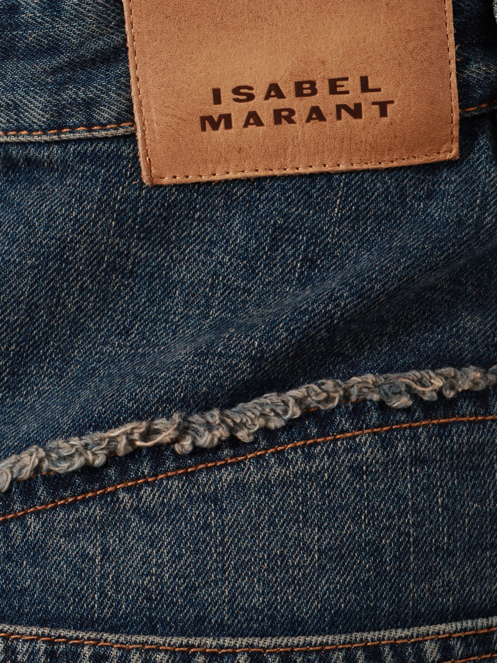 Shop Isabel Marant Oliviani Trouser In Blue