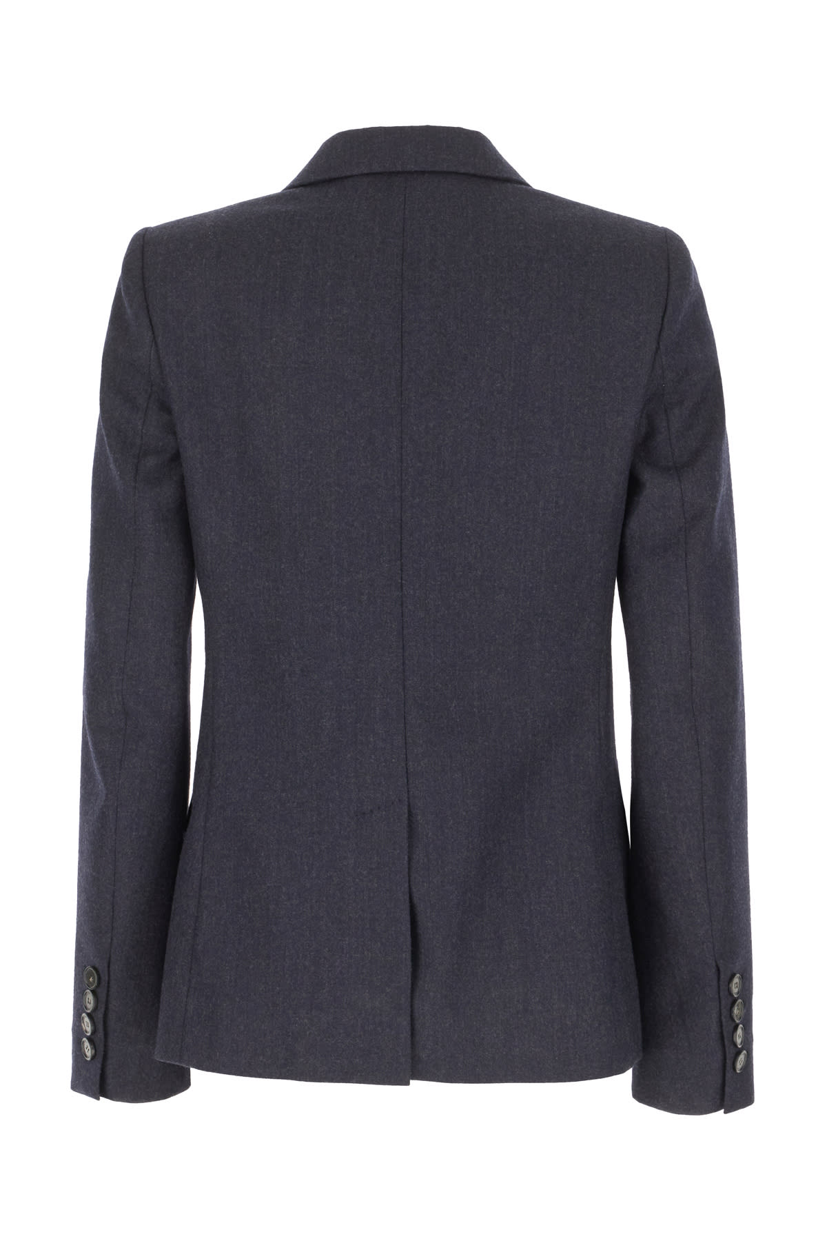 Shop Stella Mccartney Blue Wool Blazer In Navy