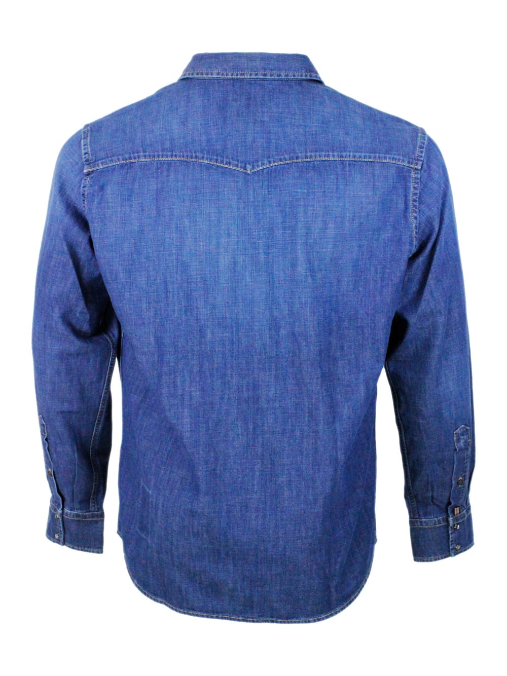 Shop Jacob Cohen Shirt In Clear Blue