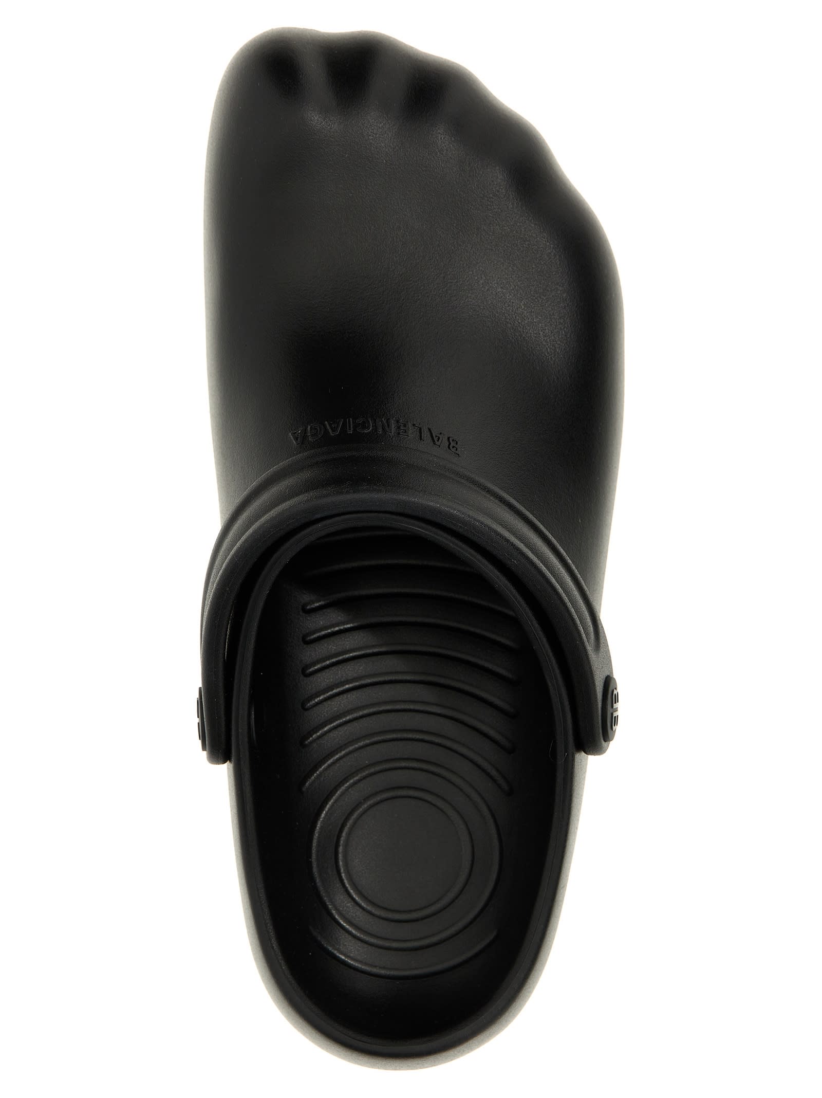 Shop Balenciaga Sunday Molded Mules In Black