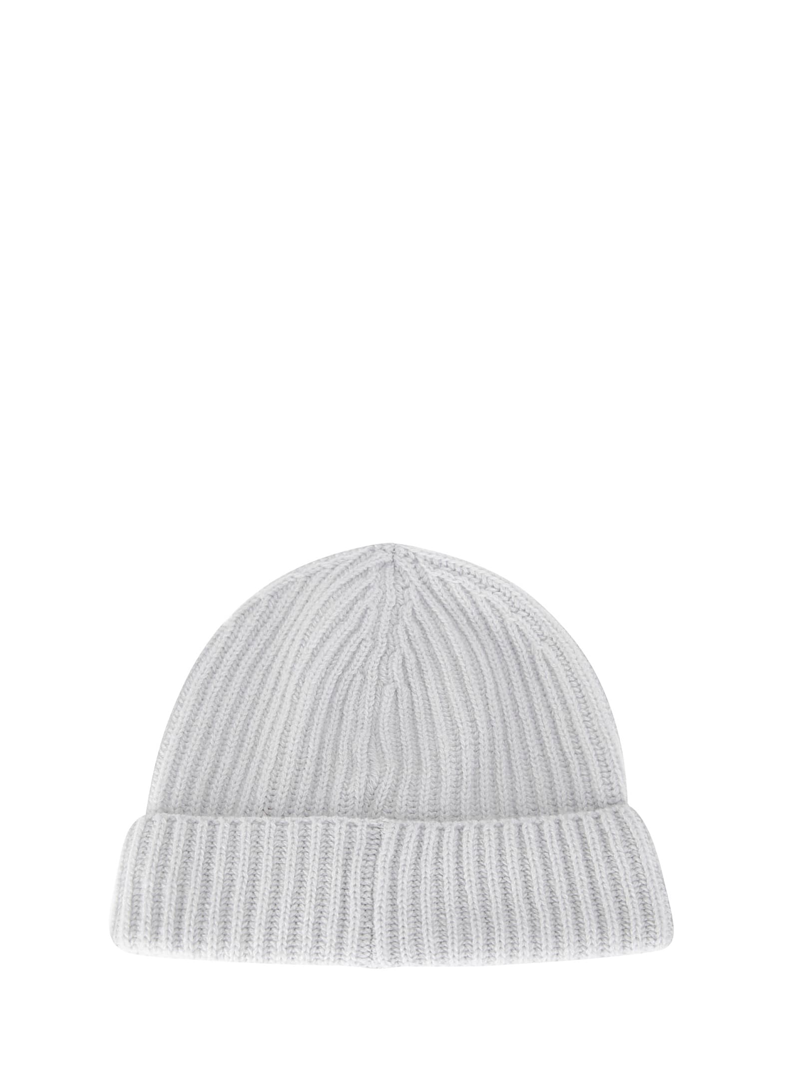 Shop Wild Cashmere English Ribbon Hat In Aspen Grey