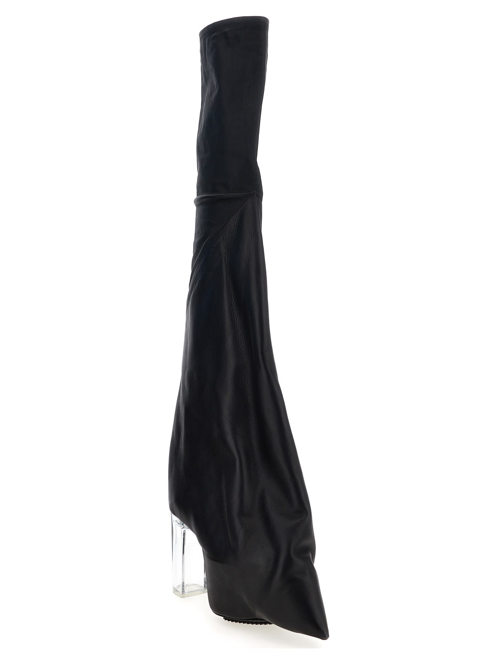Rick Owens Taco Kiss Over-the-knee Boots