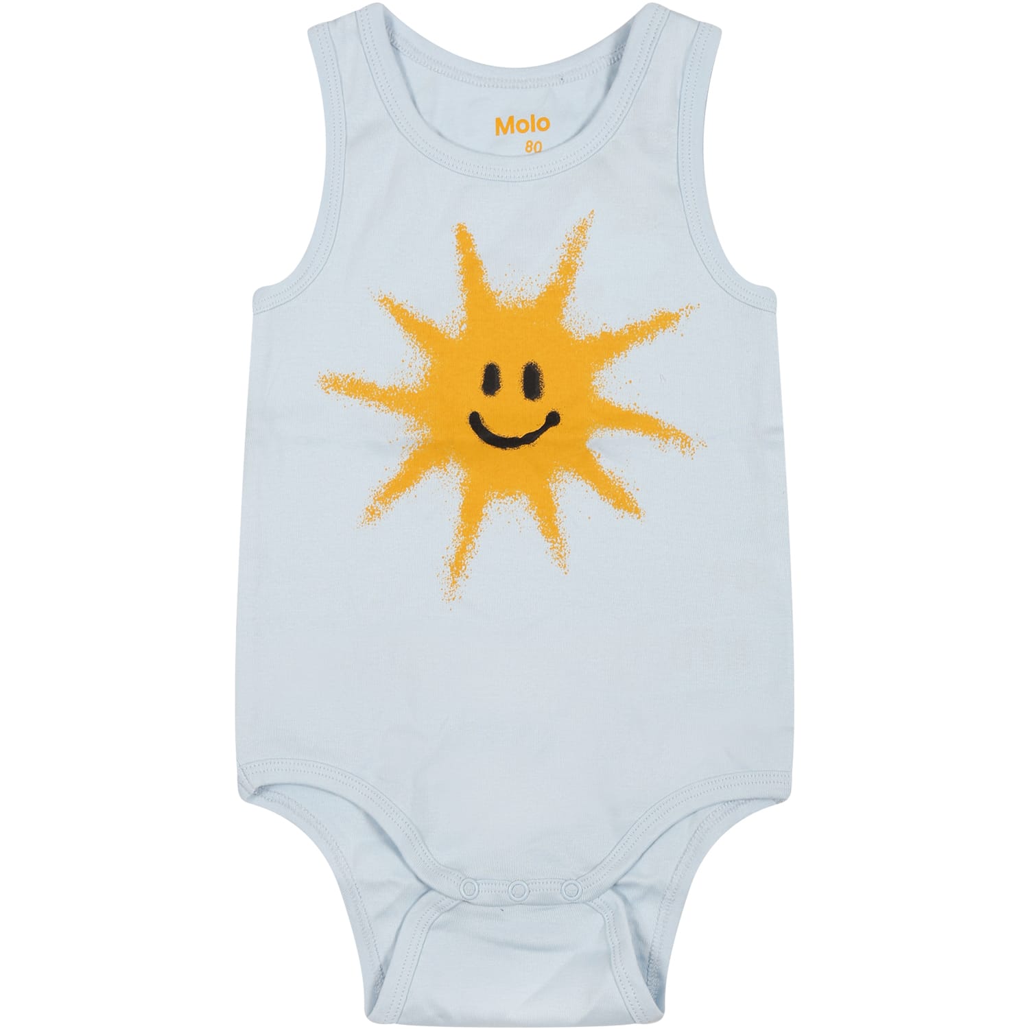 MOLO LIGHT BLUE BODY FOR BABY KIDS WITH SUN PRINT