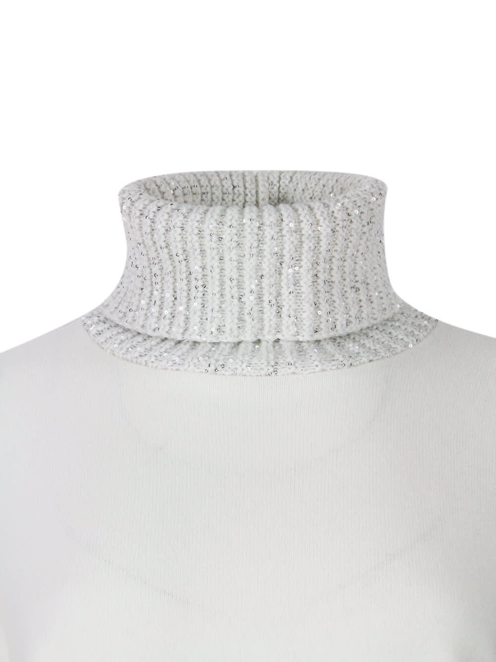 Shop Fabiana Filippi Sweater In White