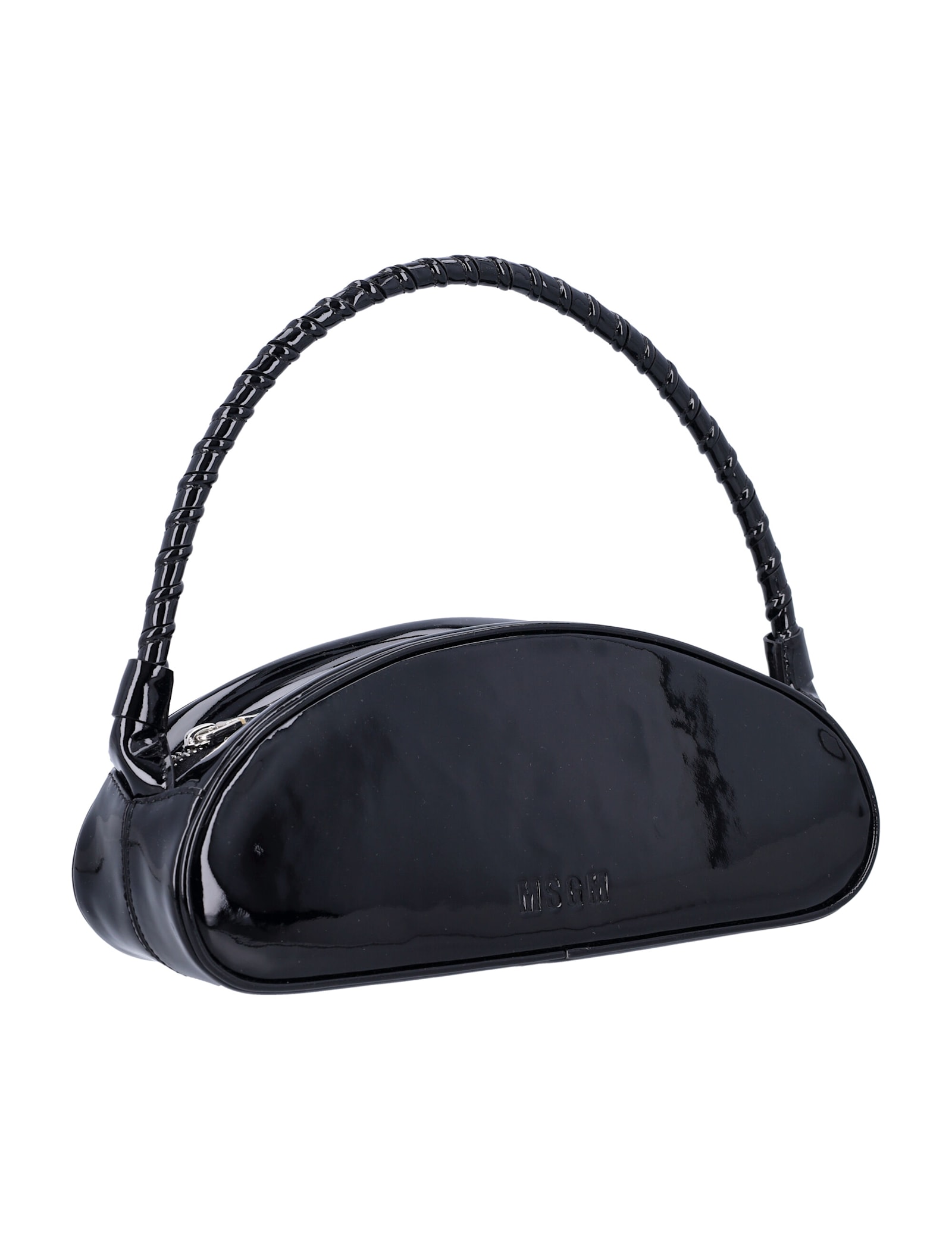 Msgm Small Bean Bag In Black