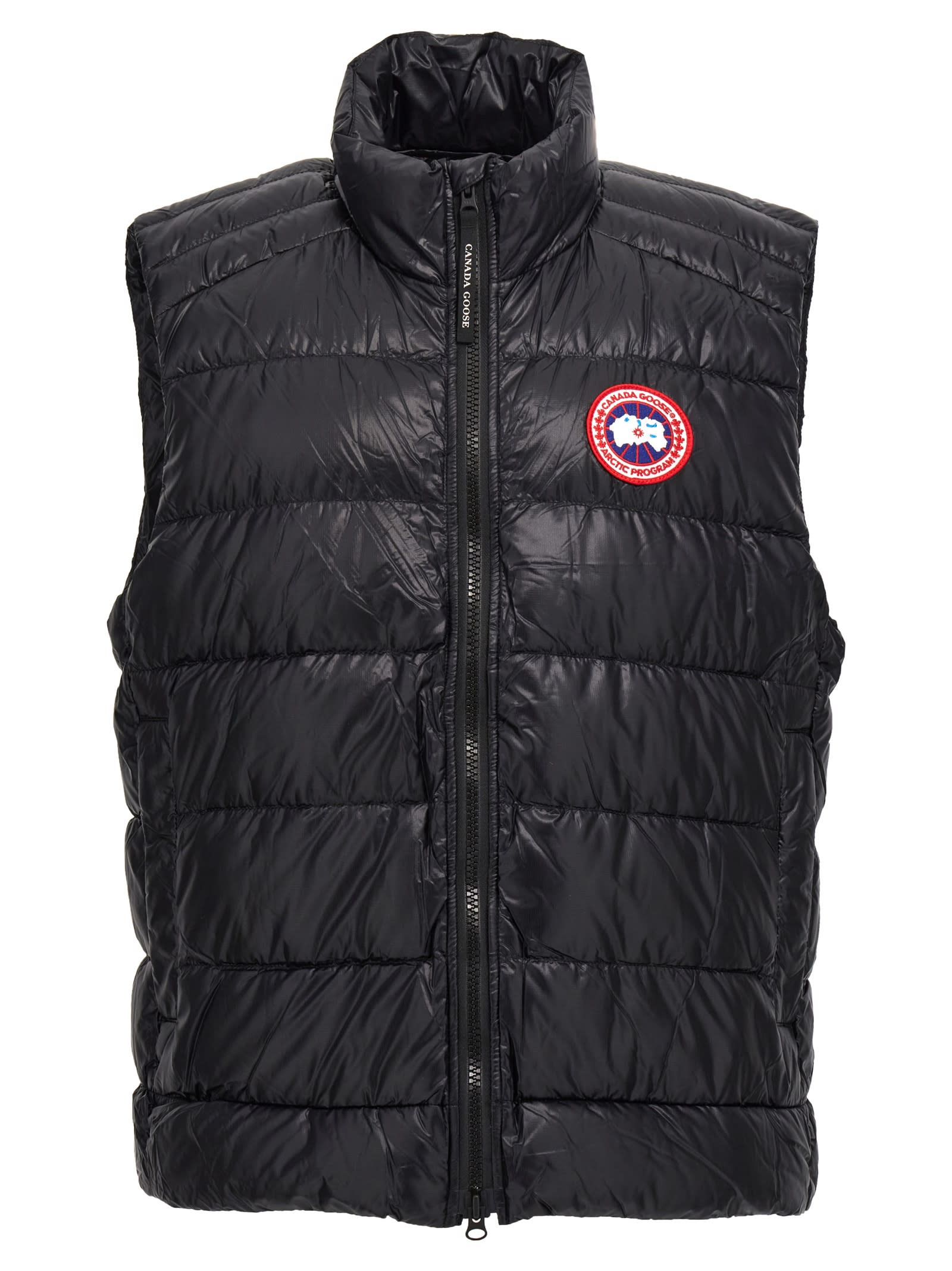 Shop Canada Goose Crofton Vest In Black