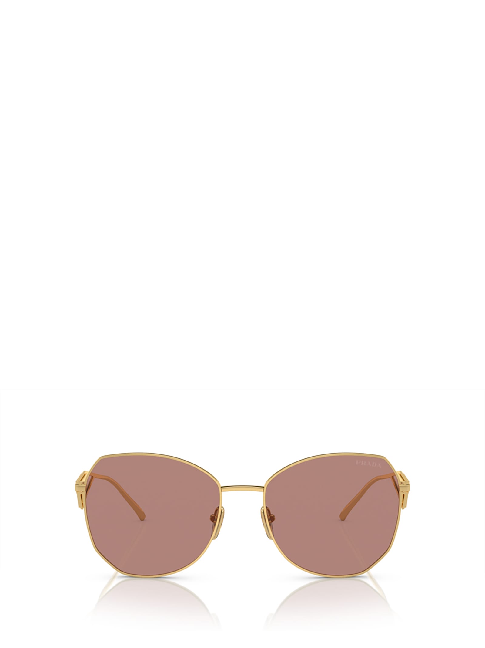 Prada Pr 57ys Gold Sunglasses
