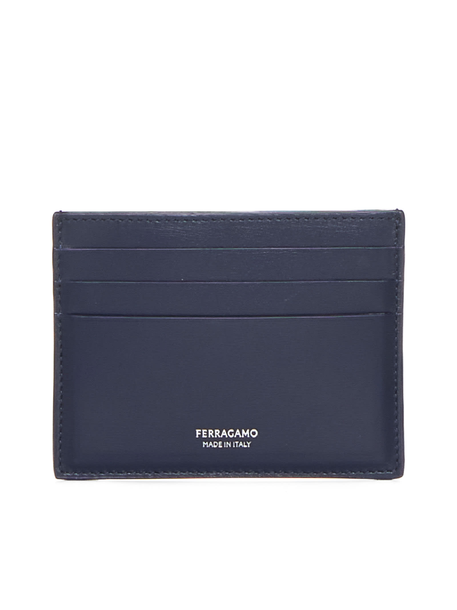 Shop Ferragamo Wallet In Midnight || Nero