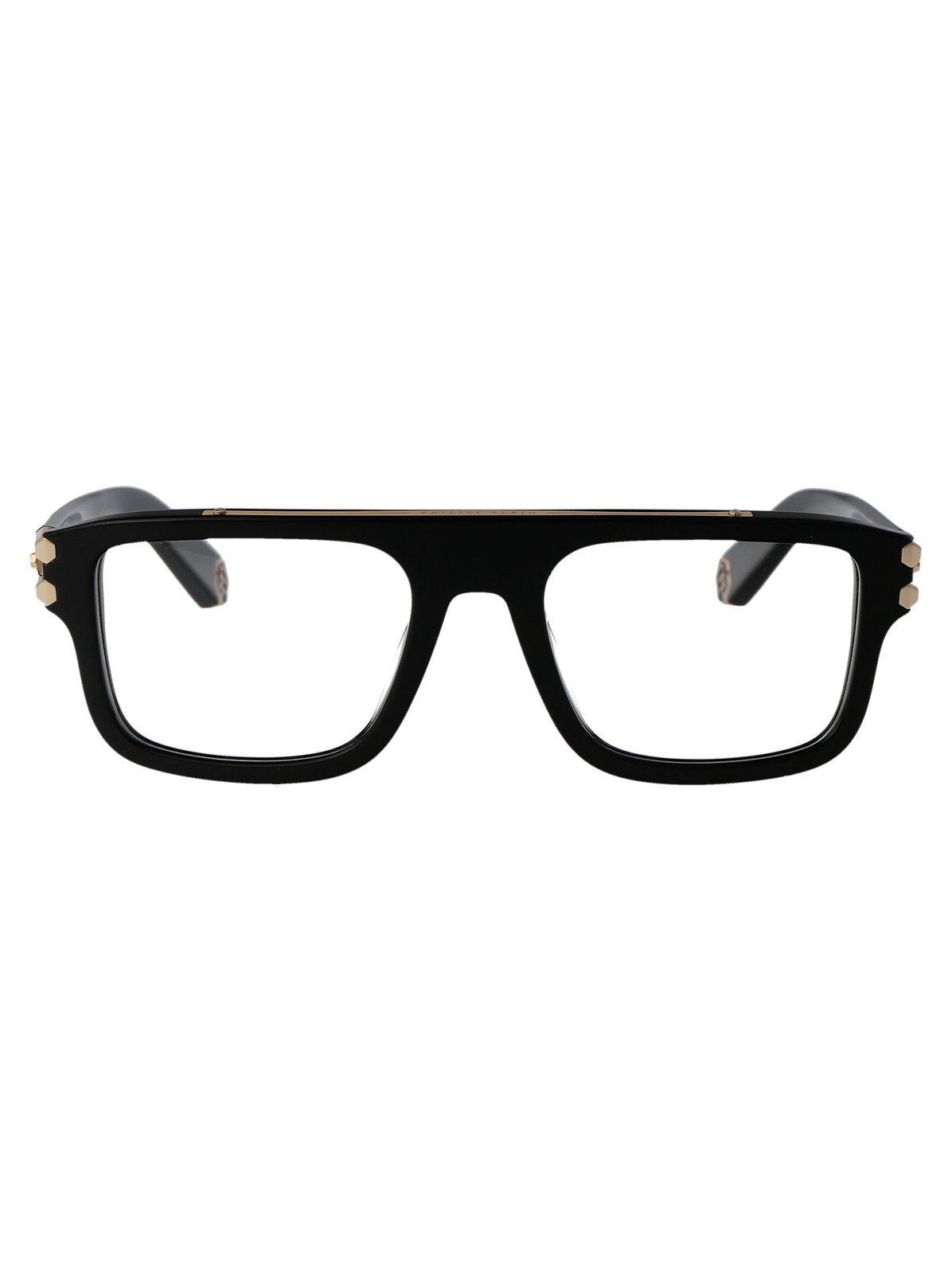 Philipp Plein Square Frame Glasses In 0700