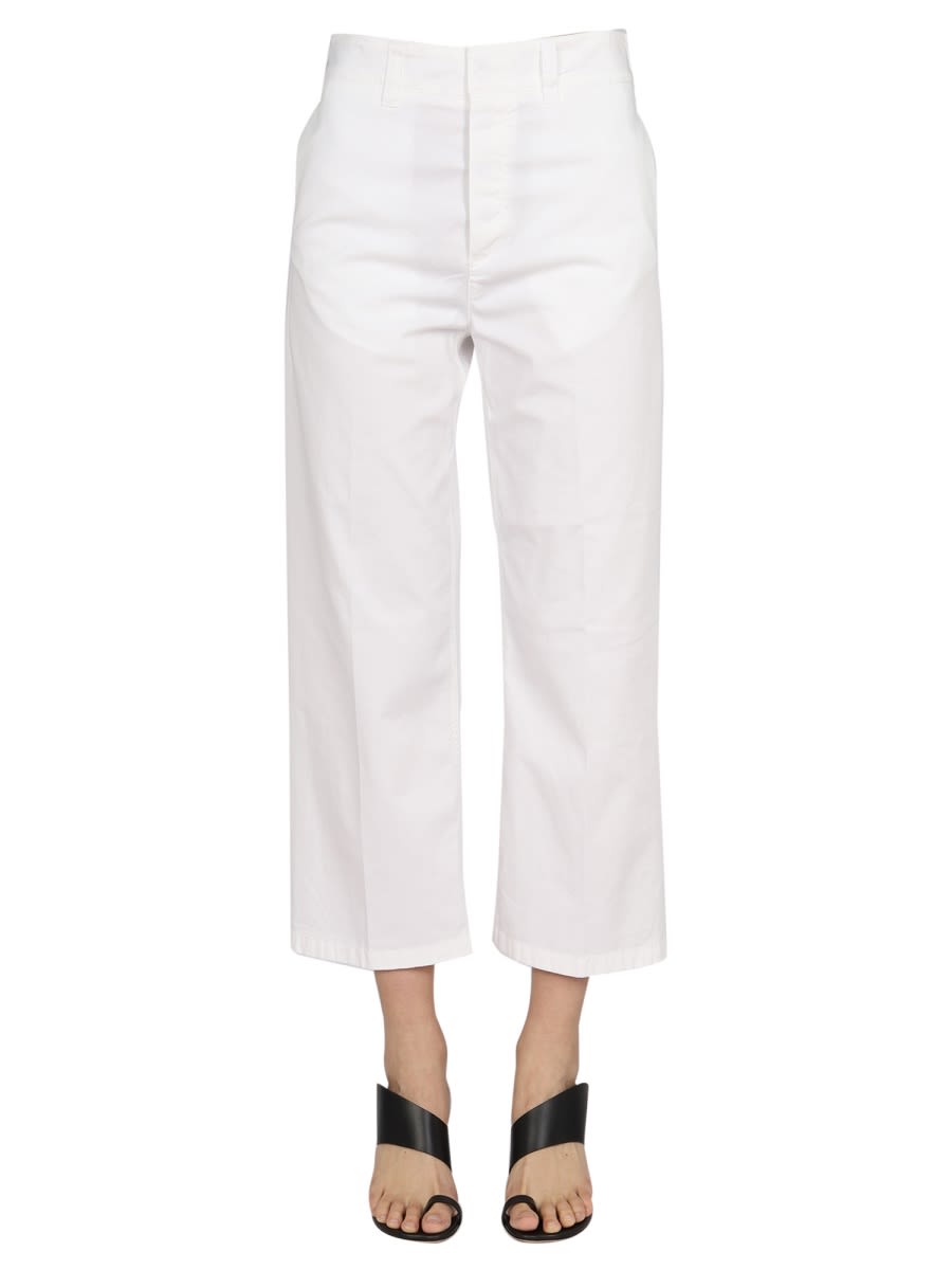 Shop Department Five Cropped Fit Jeans In White