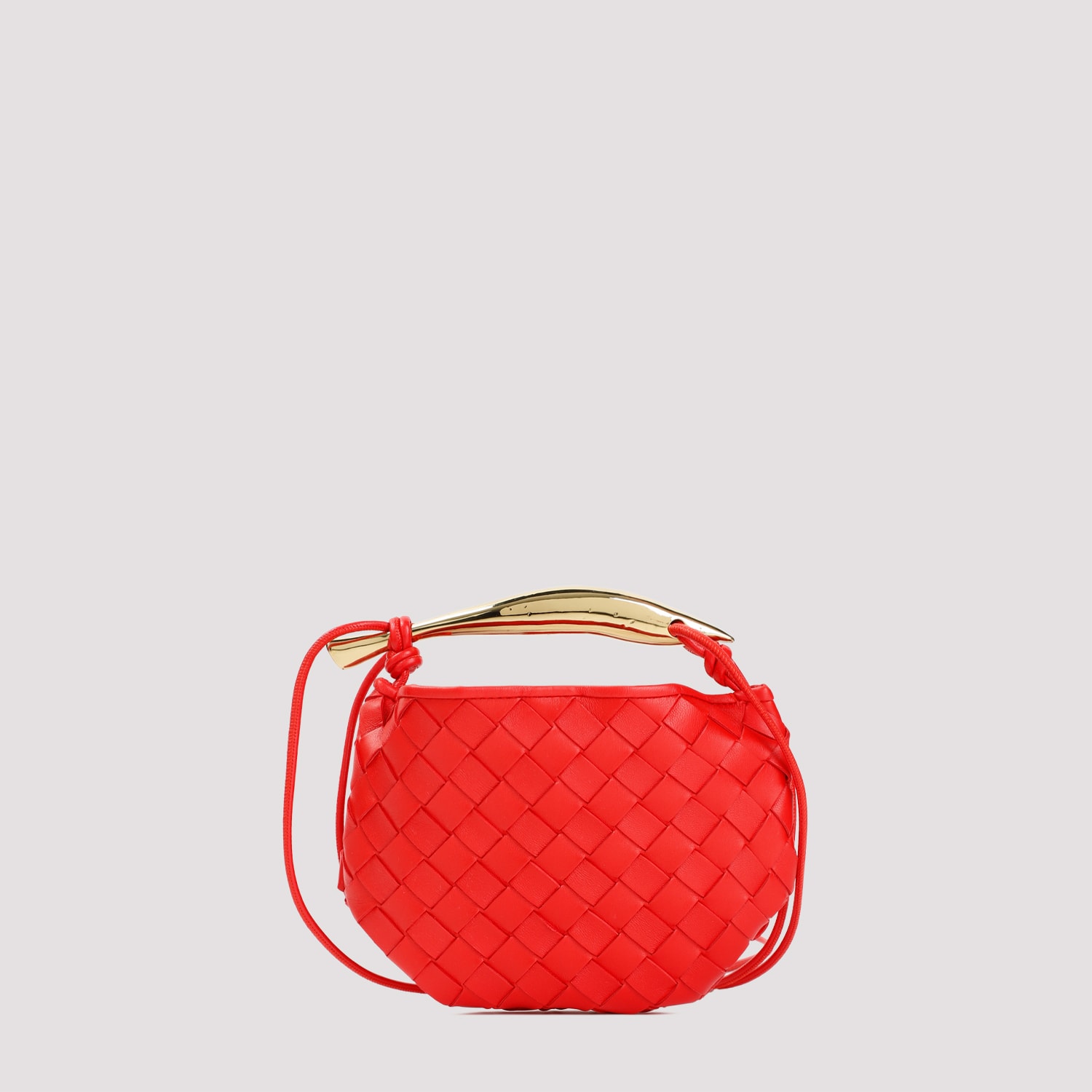 Shop Bottega Veneta Sardine Mini Handbag In Vernis Muse