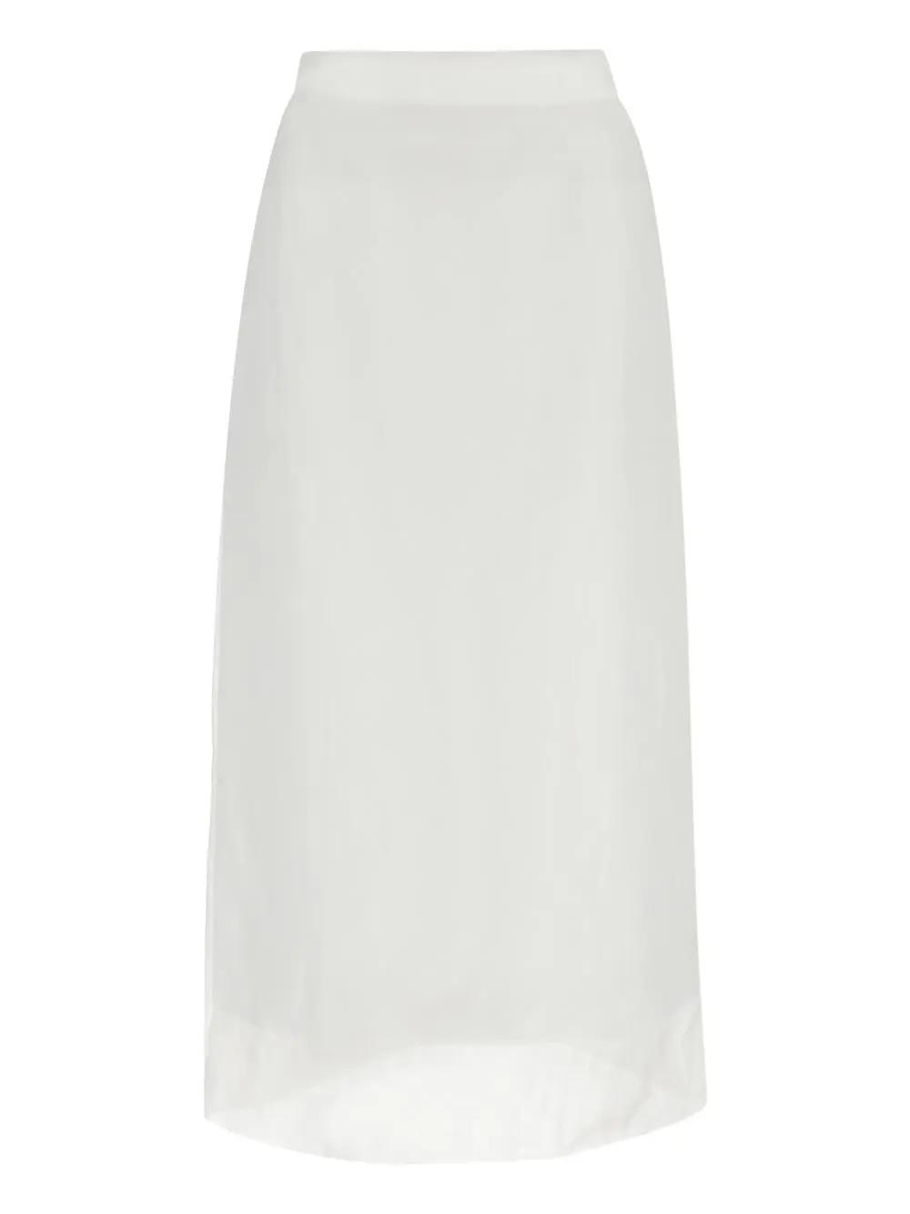 Shop Sportmax Aceti Skirt In White