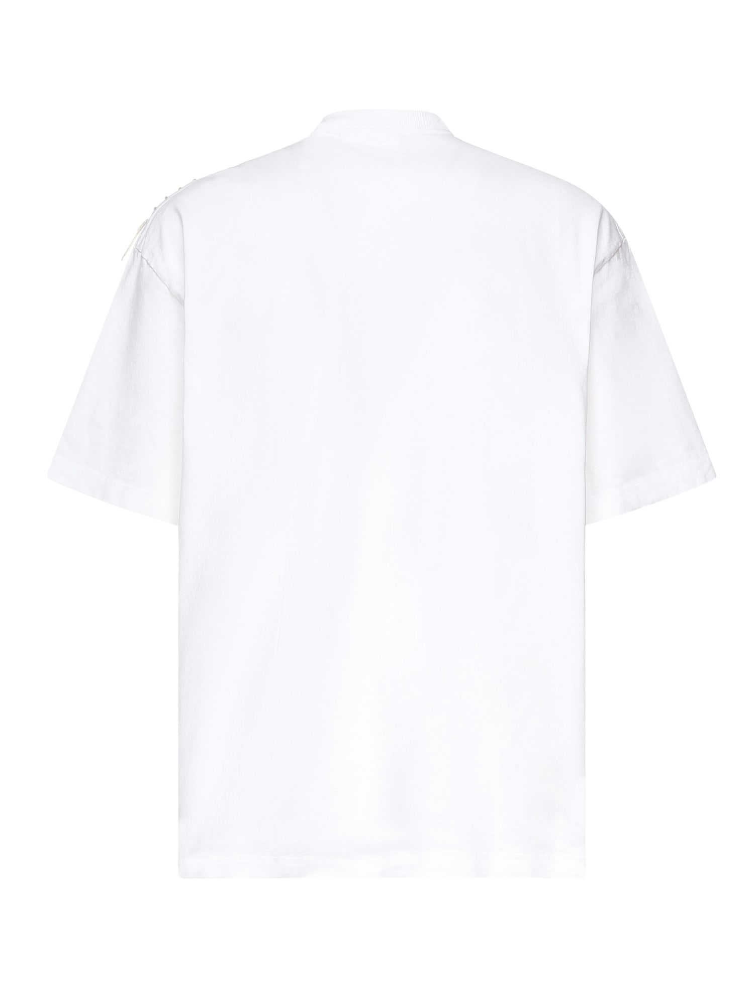 Axel Arigato T-shirt With Logo Embroidery In White