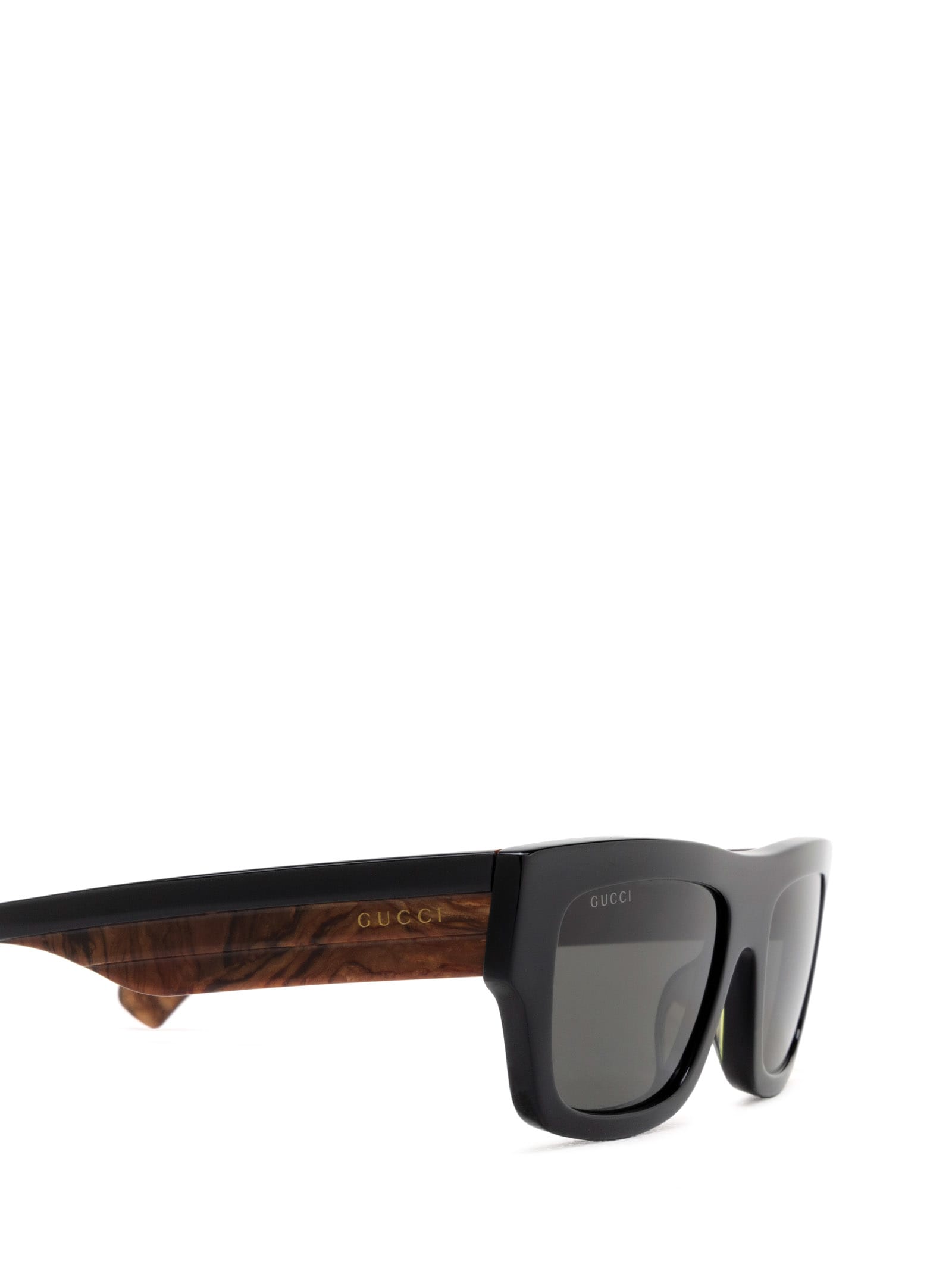 Shop Gucci Gg1301s Black Sunglasses