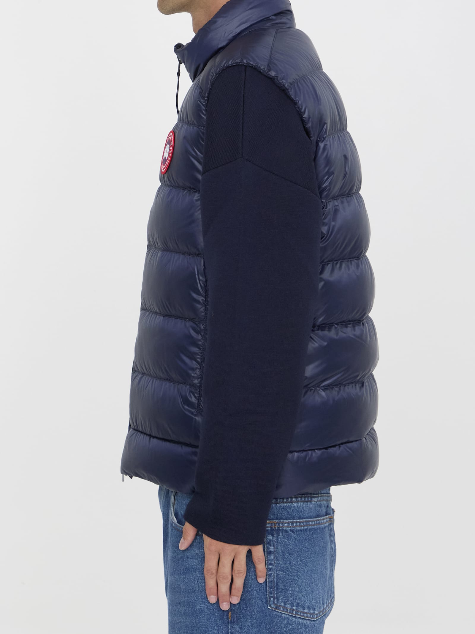 Shop Canada Goose Crofton Vest In Blue