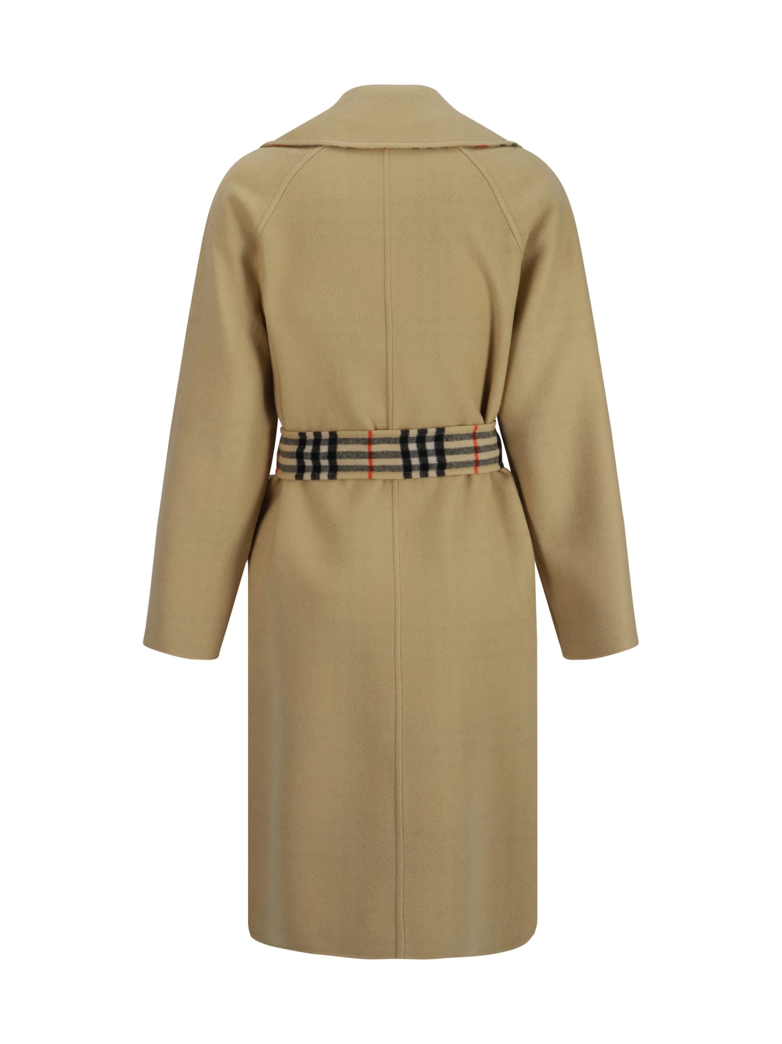 BURBERRY WOOL COAT WITH BELT