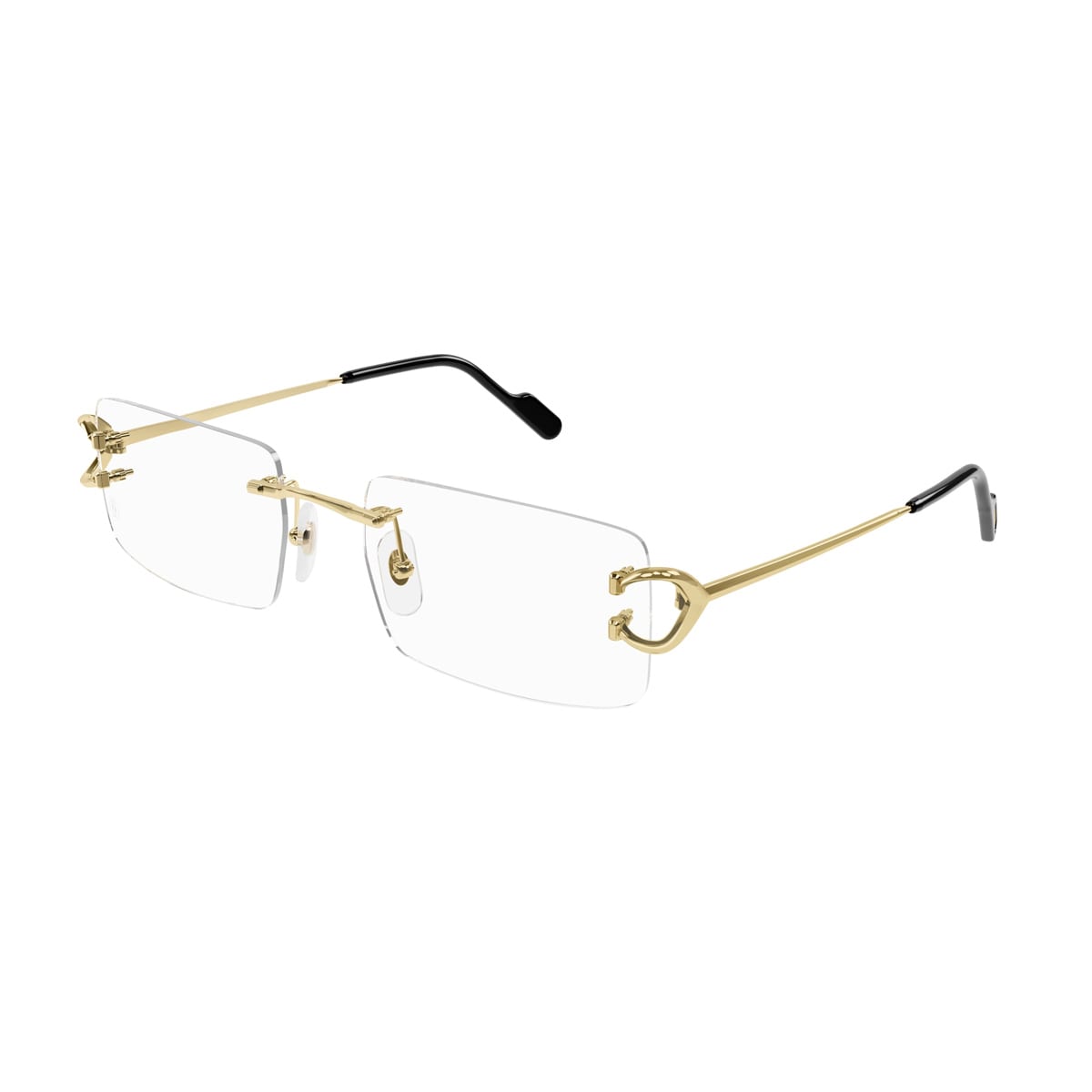 Cartier Ct0050o001 Gold Gold Transparent
