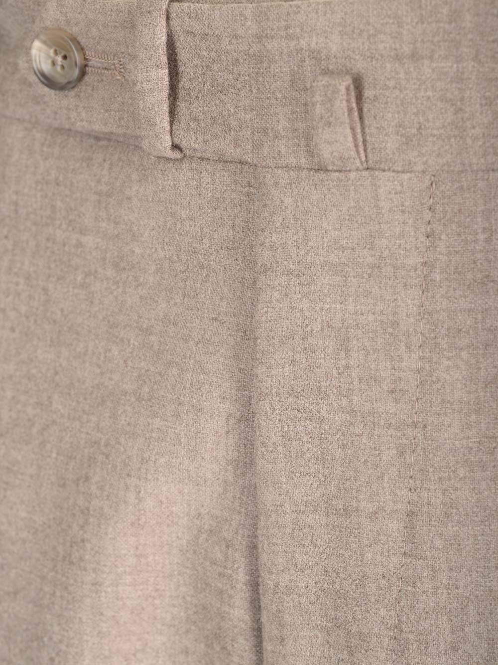 Shop Tagliatore Wool Trousers In Beige