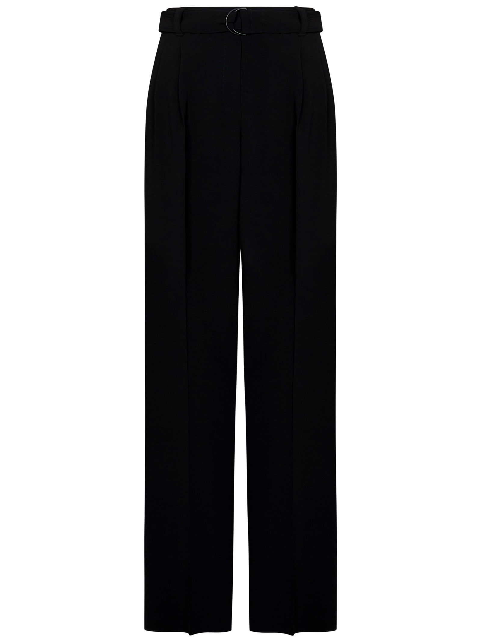 Shop Max Mara Maxmara Studio Latina Trousers In Black