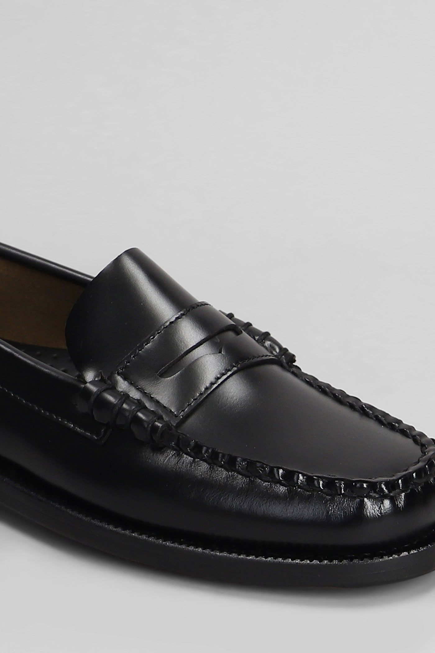Sebago Black Pull-on Loafers