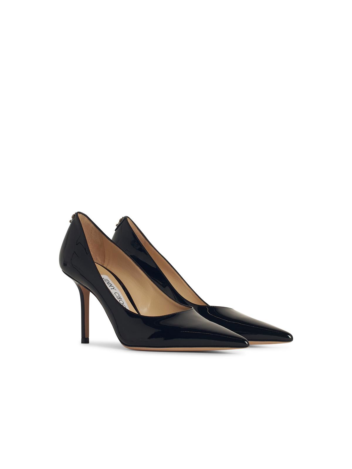 Jimmy Choo Romy 100mm Leather High-heel Pumps In Black
