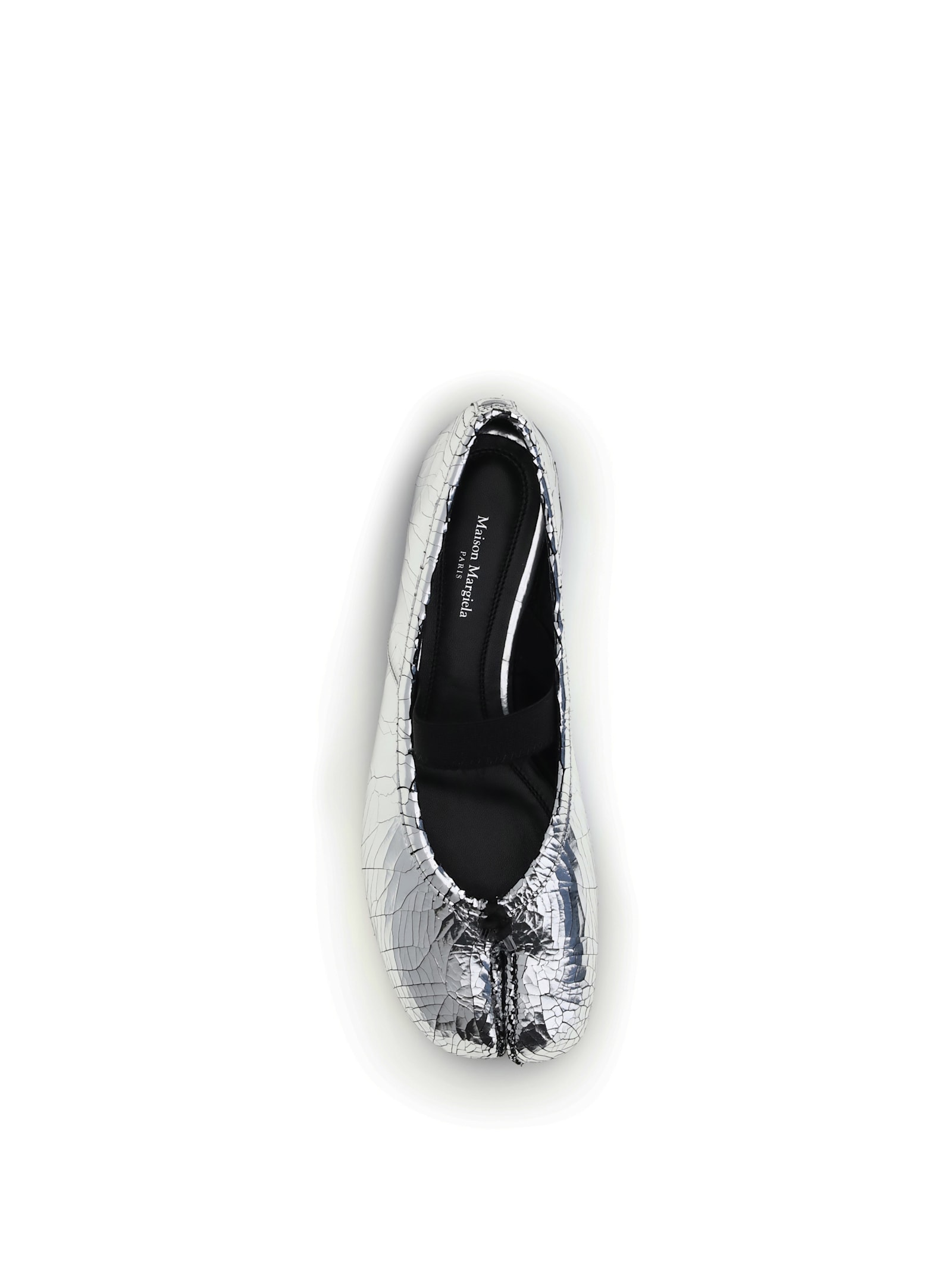 Maison Margiela Ballerinas In Silver