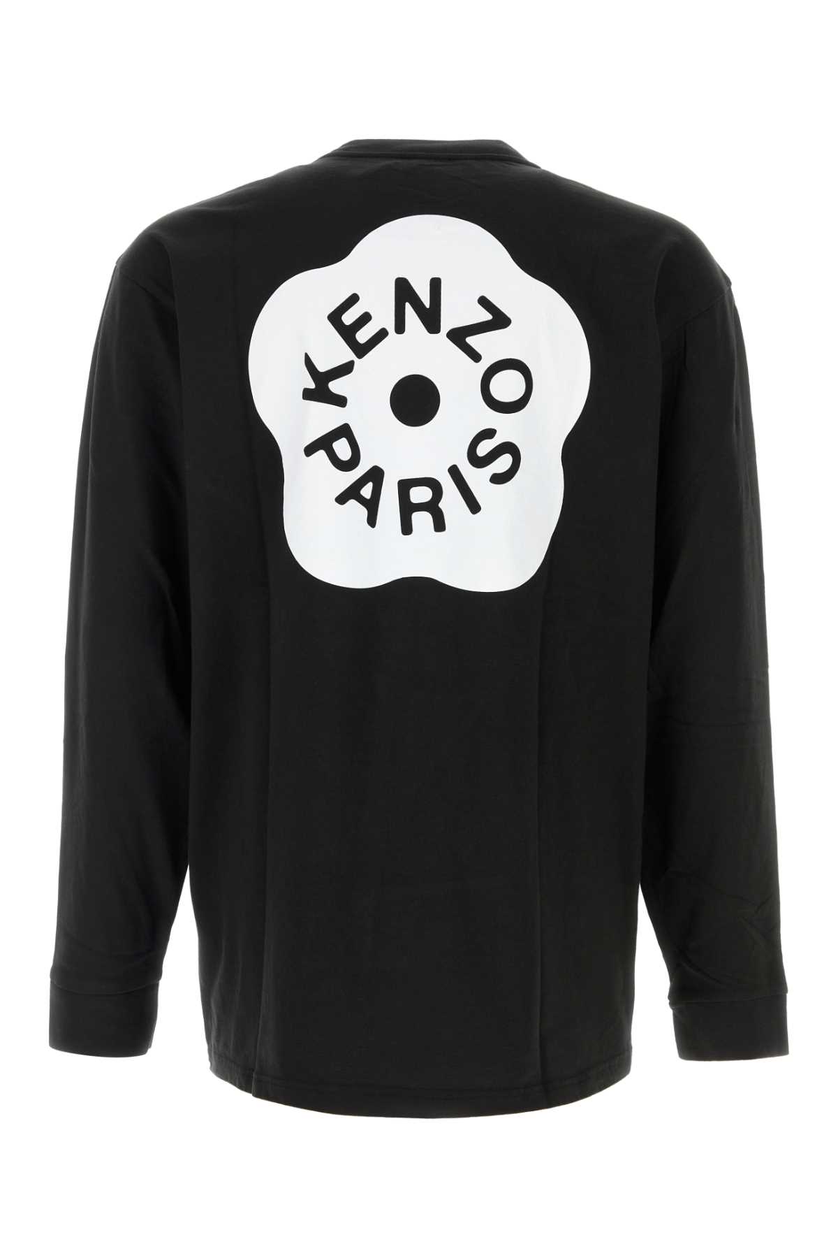 Kenzo Crew Neck Graphic Print Long Sleeves T-shirt