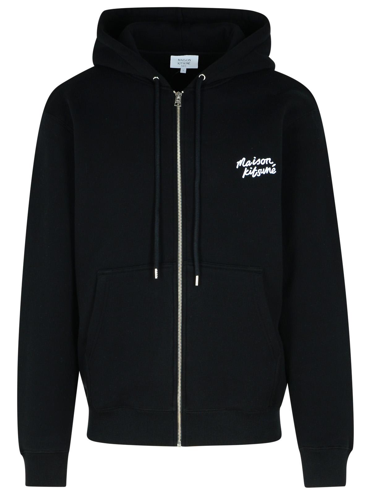 Maison Kitsuné Black Cotton Sweatshirt