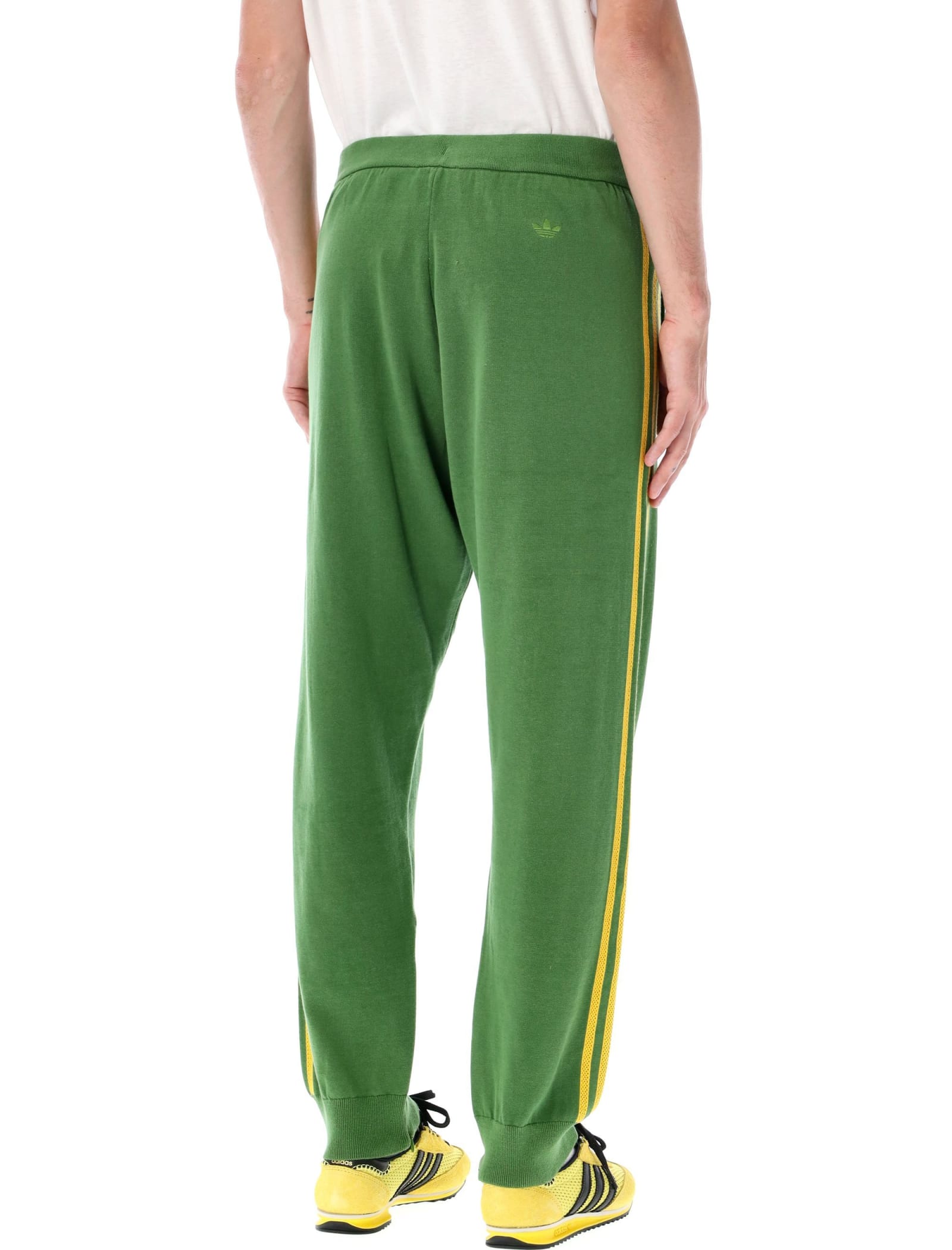 Shop Adidas Originals Wb Knit Trackpants In Crew Green