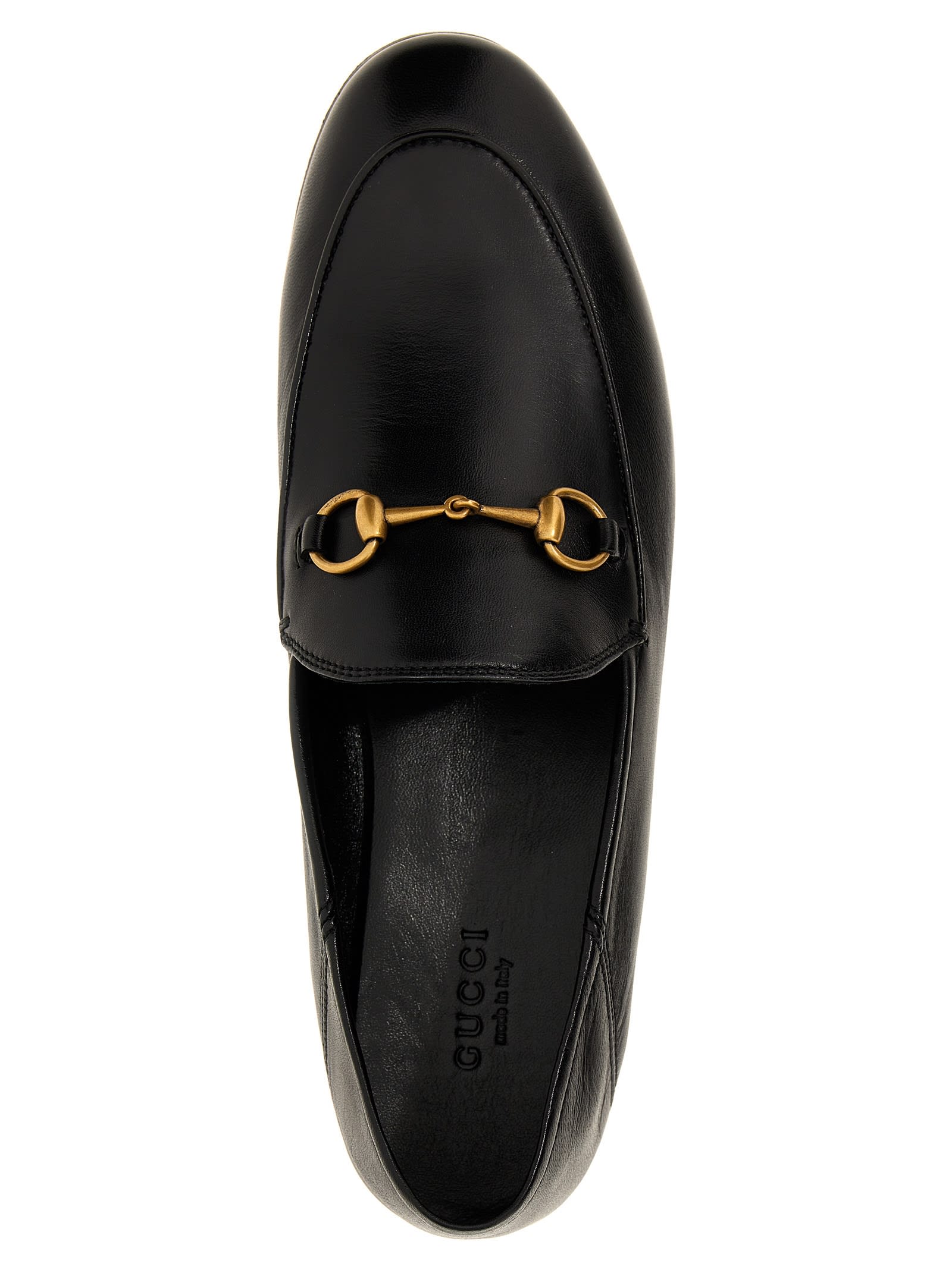 Shop Gucci Brixton Loafers In Black