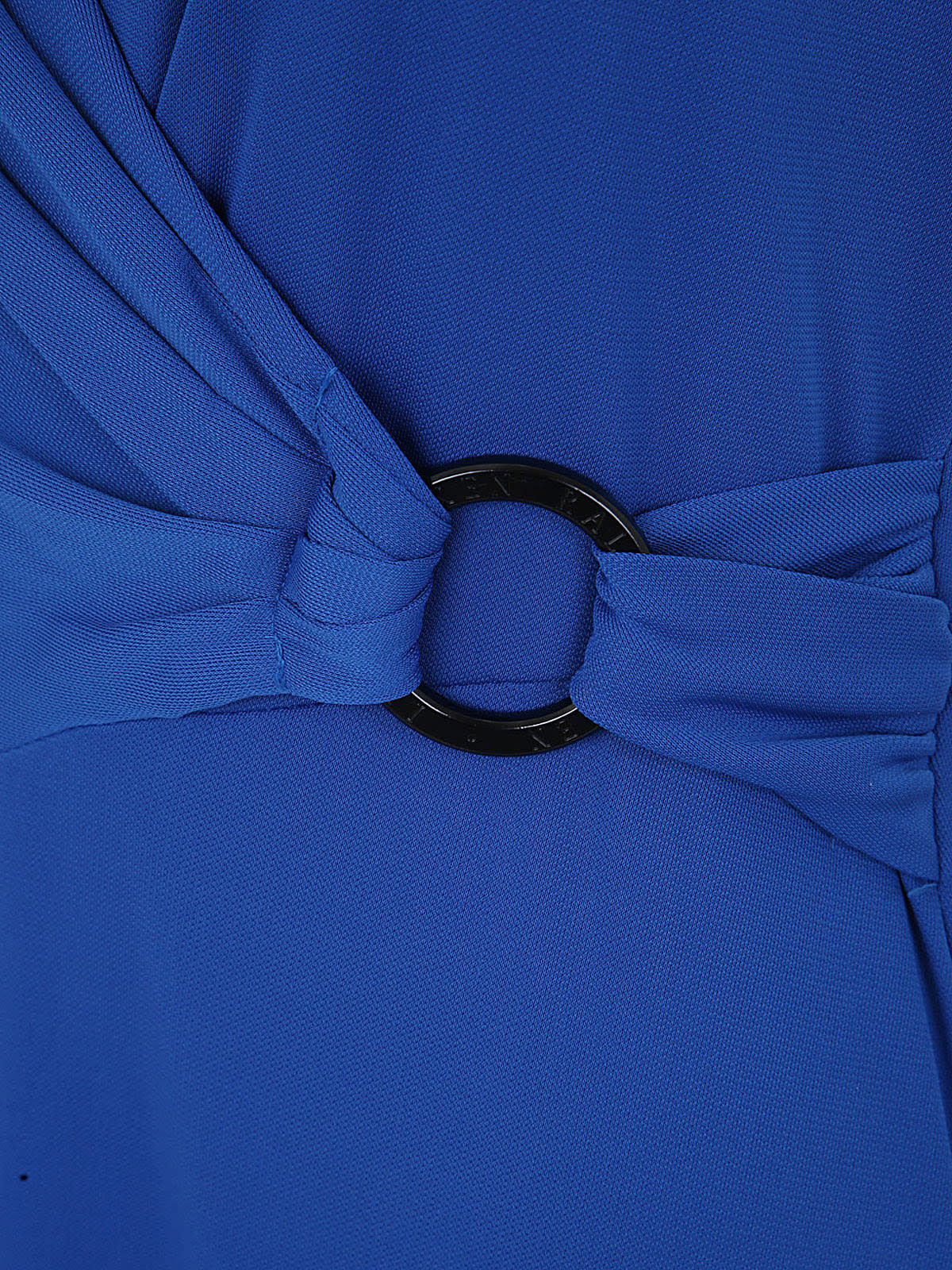 Shop Ralph Lauren Holidab Sleeveless Gown In Blue Saturn