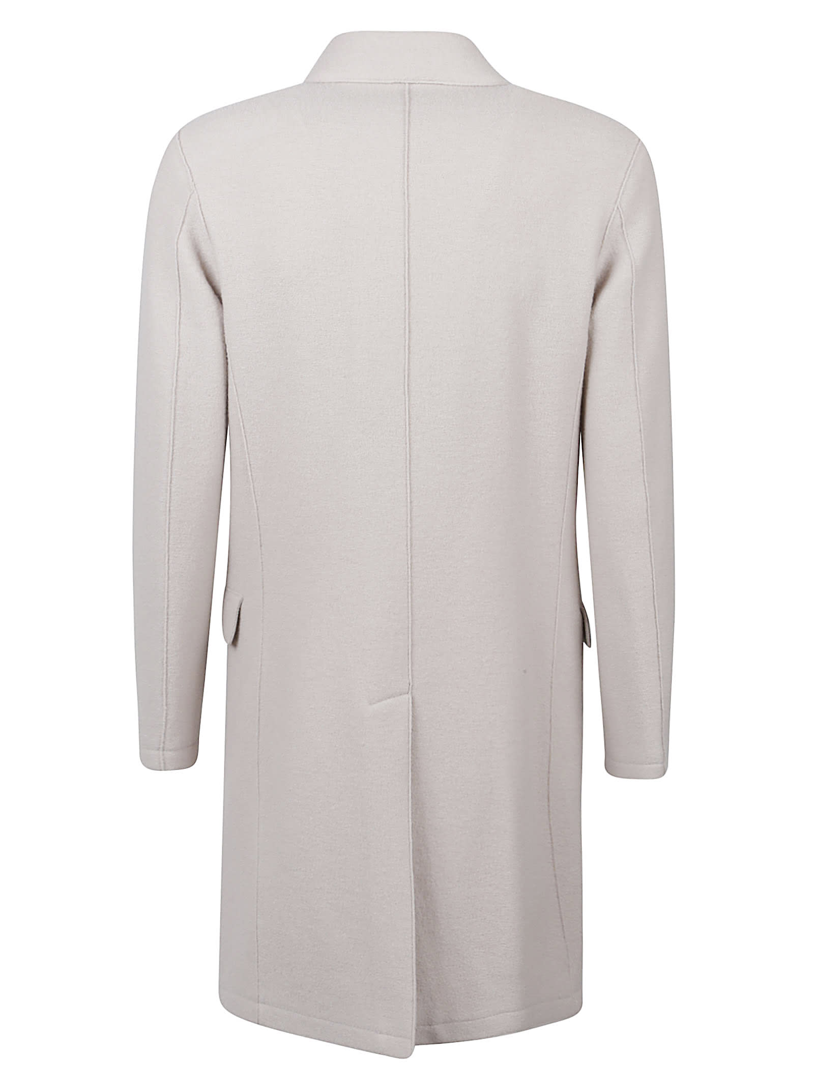 Eleventy Long Sleeve Coat In White
