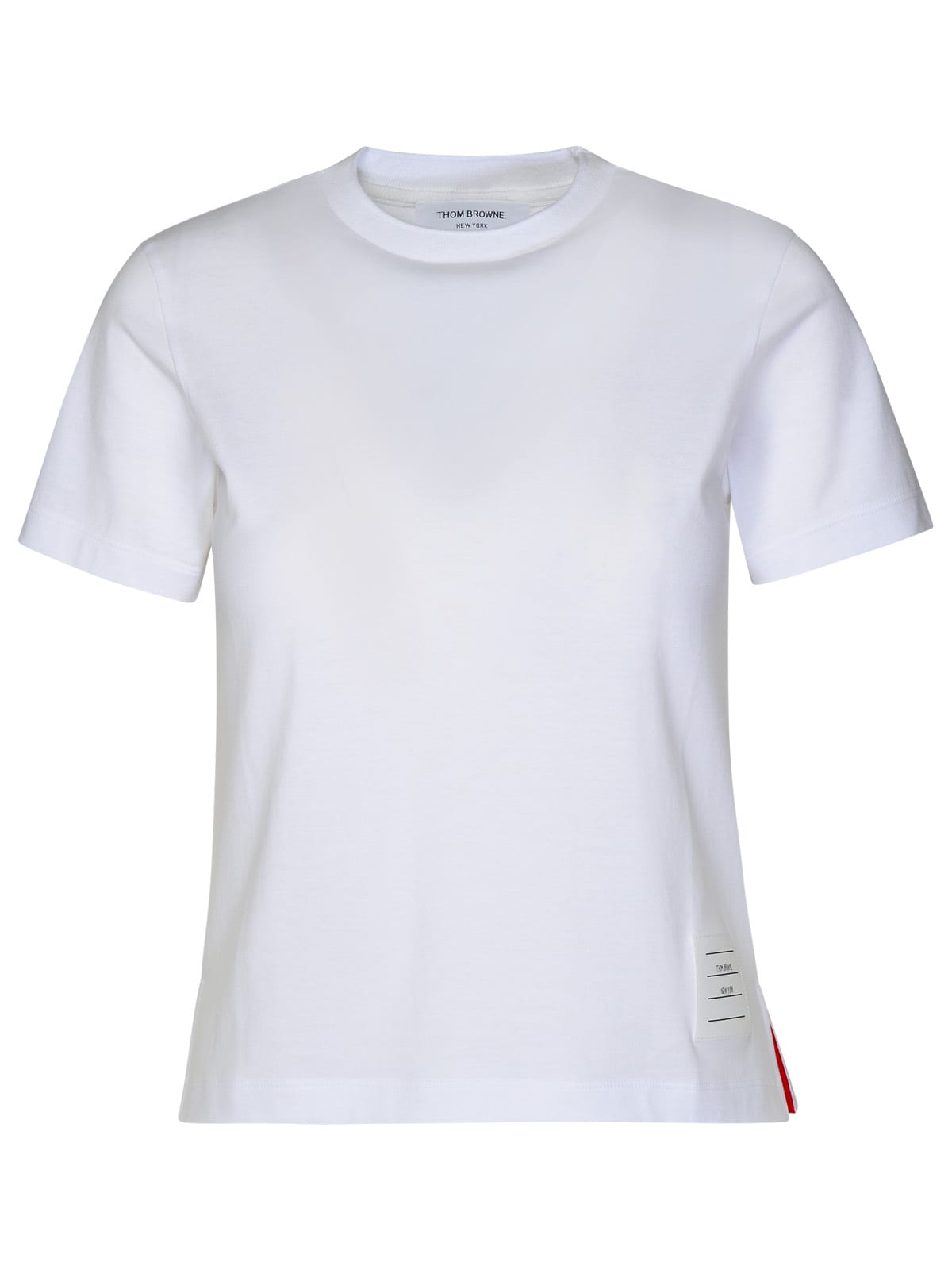 relaxed White Cotton T-shirt