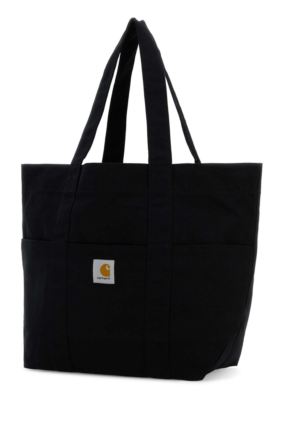 Carhartt Wip Black Canvas Parker Tote Bag In Black