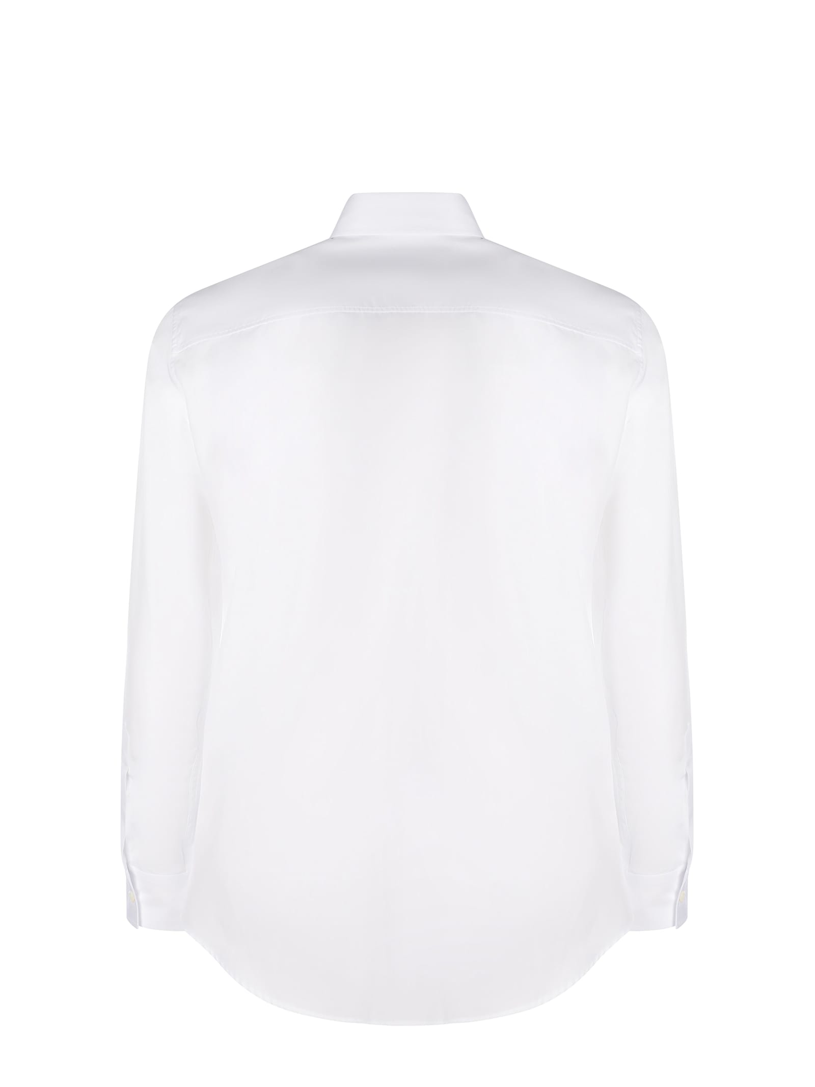 Shop Dsquared2 Shirt  Made Of Cotton Poplin In White